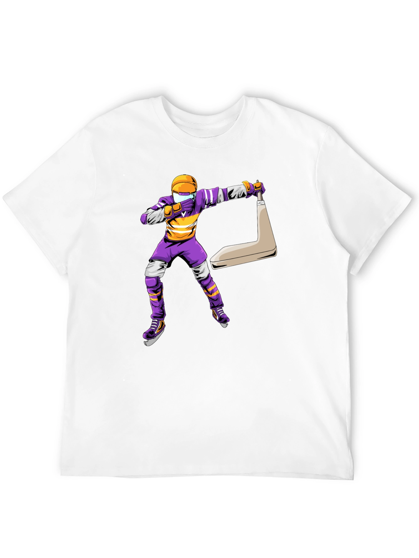 Camiseta Hockey Hielo Diseño Gráfico