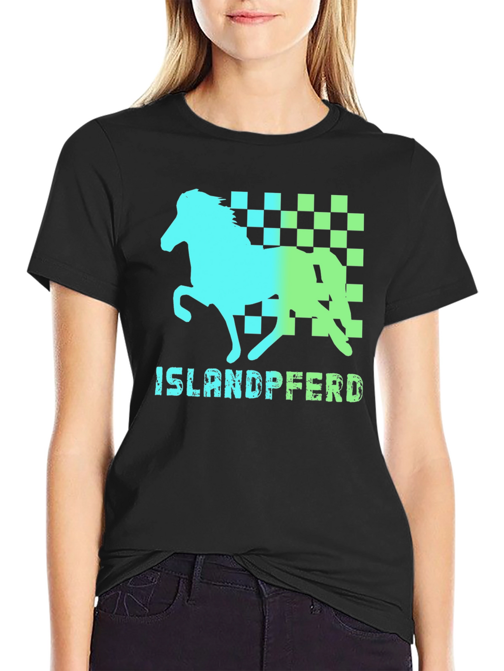 Camiseta Hombre Diseño Islandpferd