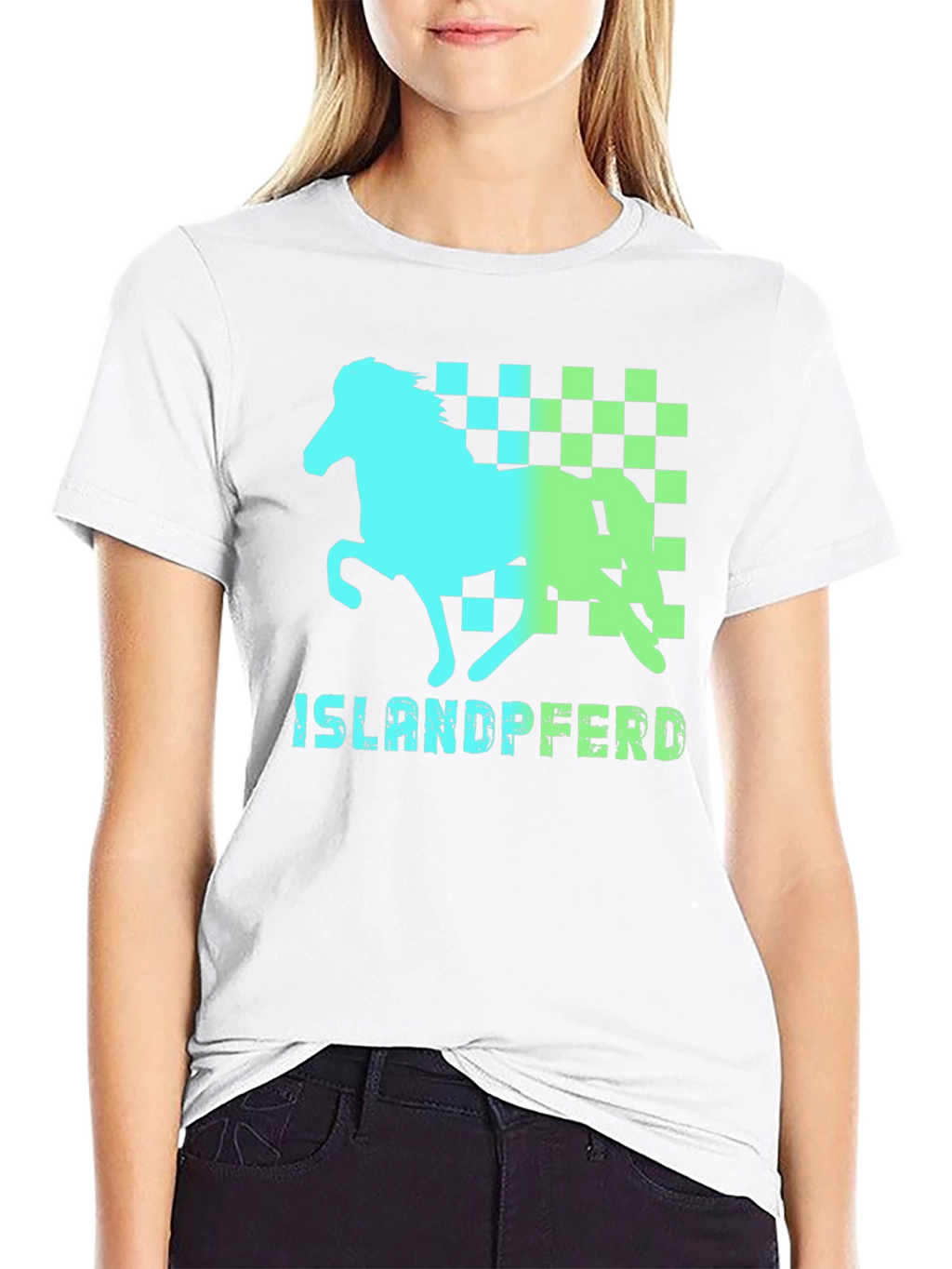 Camiseta Hombre Diseño Islandpferd