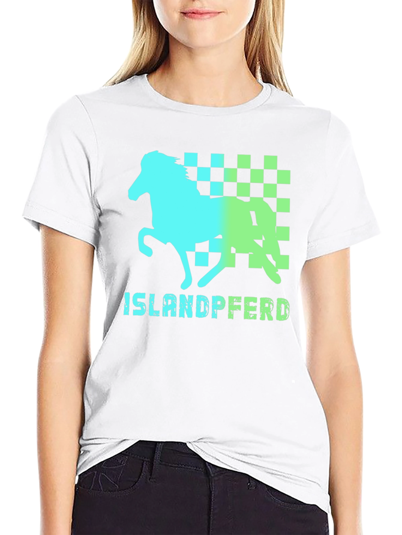Camiseta Hombre Diseño Islandpferd