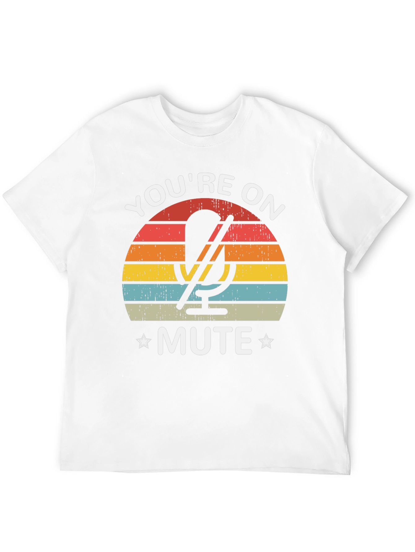 Camiseta con Diseño Retro Estás en Silencio
