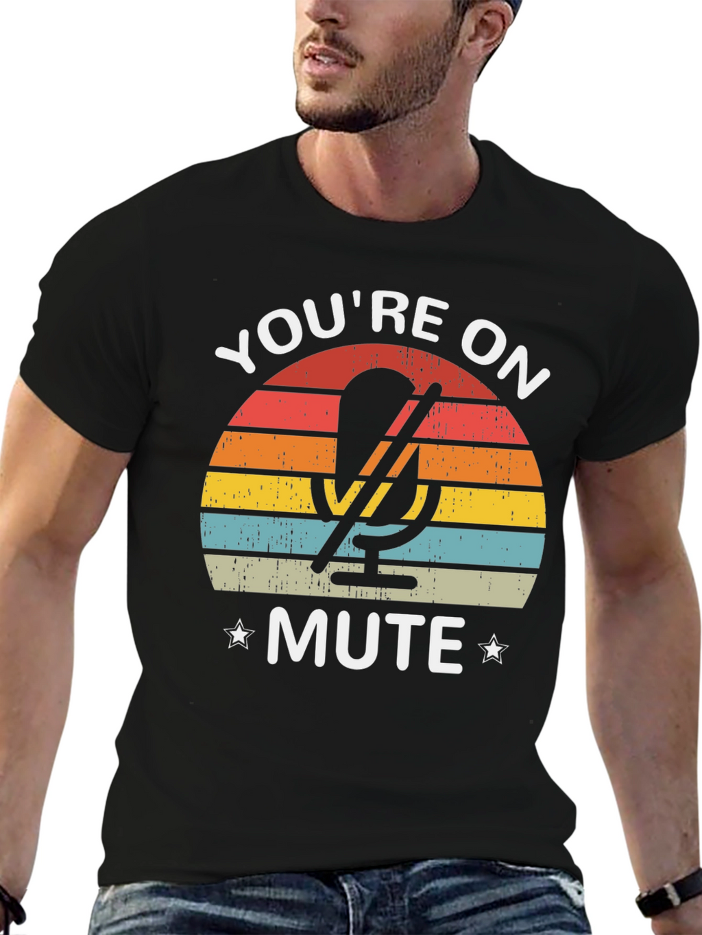 Camiseta con Diseño Retro Estás en Silencio