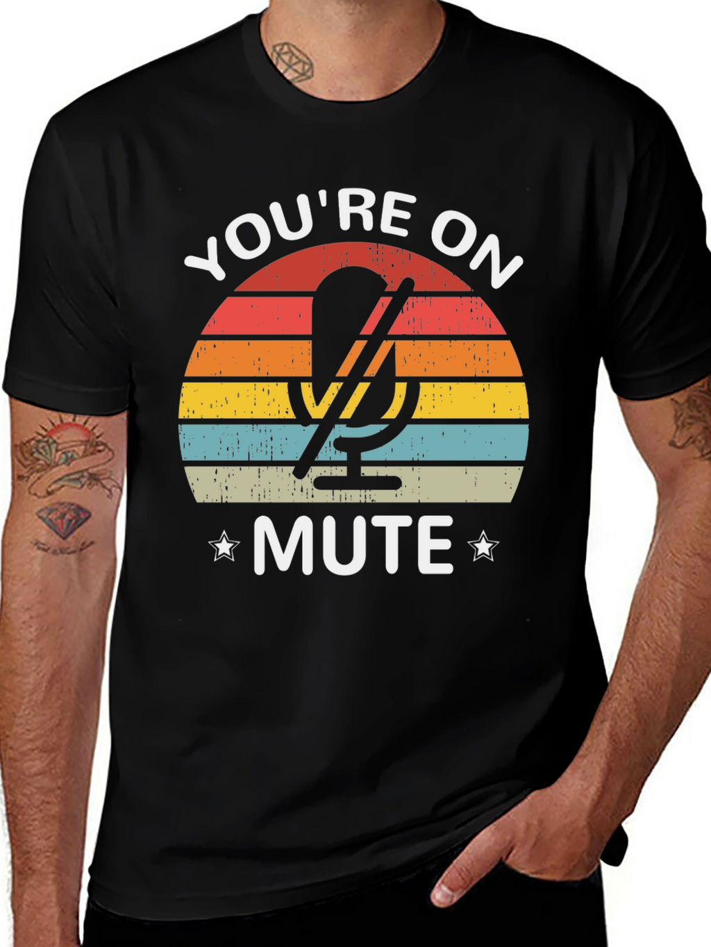 Camiseta con Diseño Retro Estás en Silencio