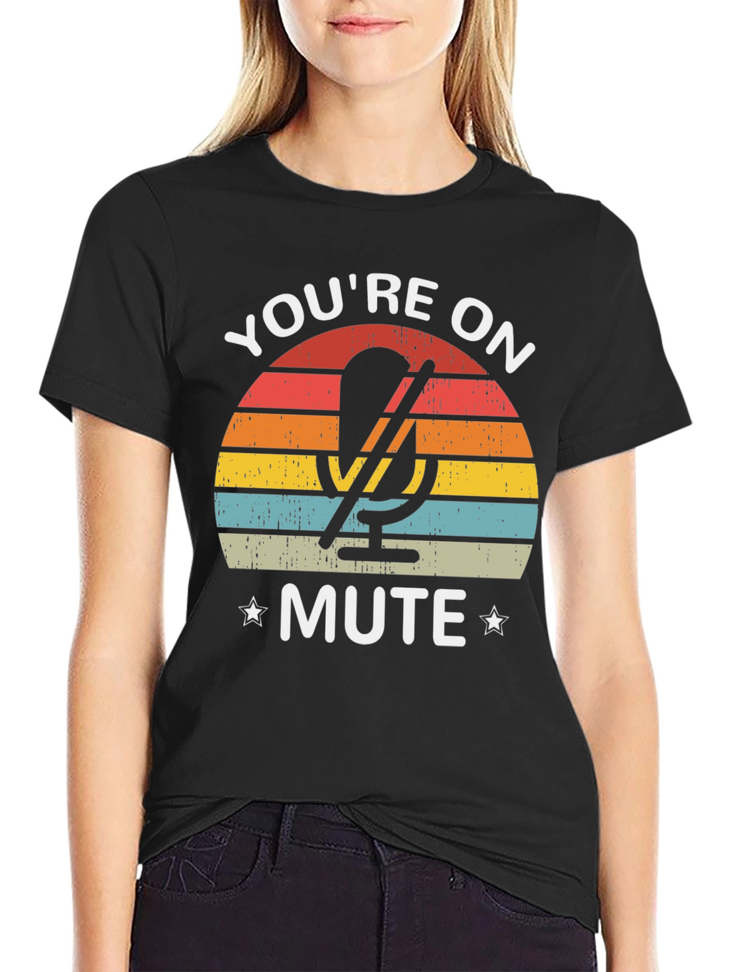 Camiseta con Diseño Retro Estás en Silencio