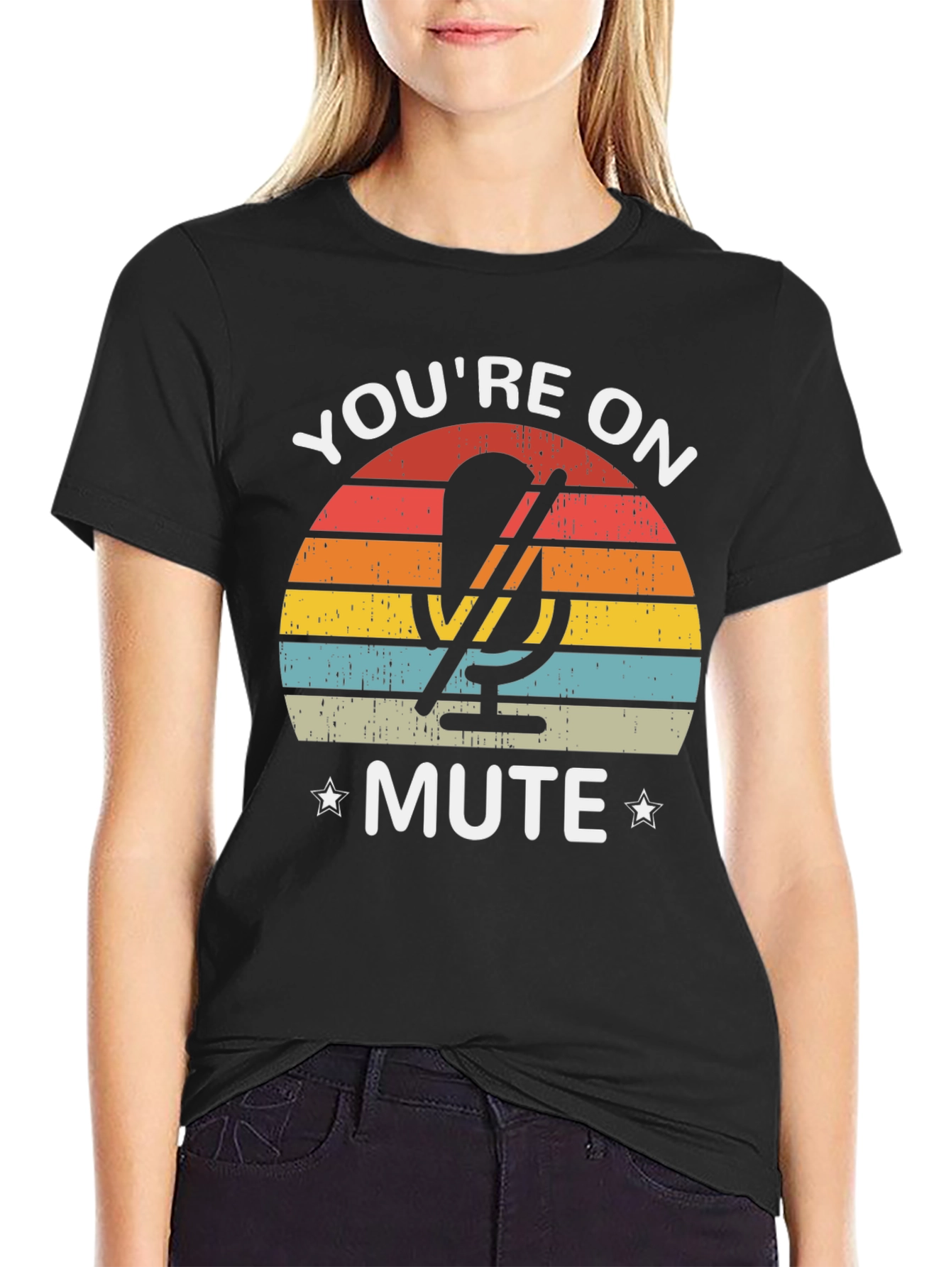 Camiseta con Diseño Retro Estás en Silencio