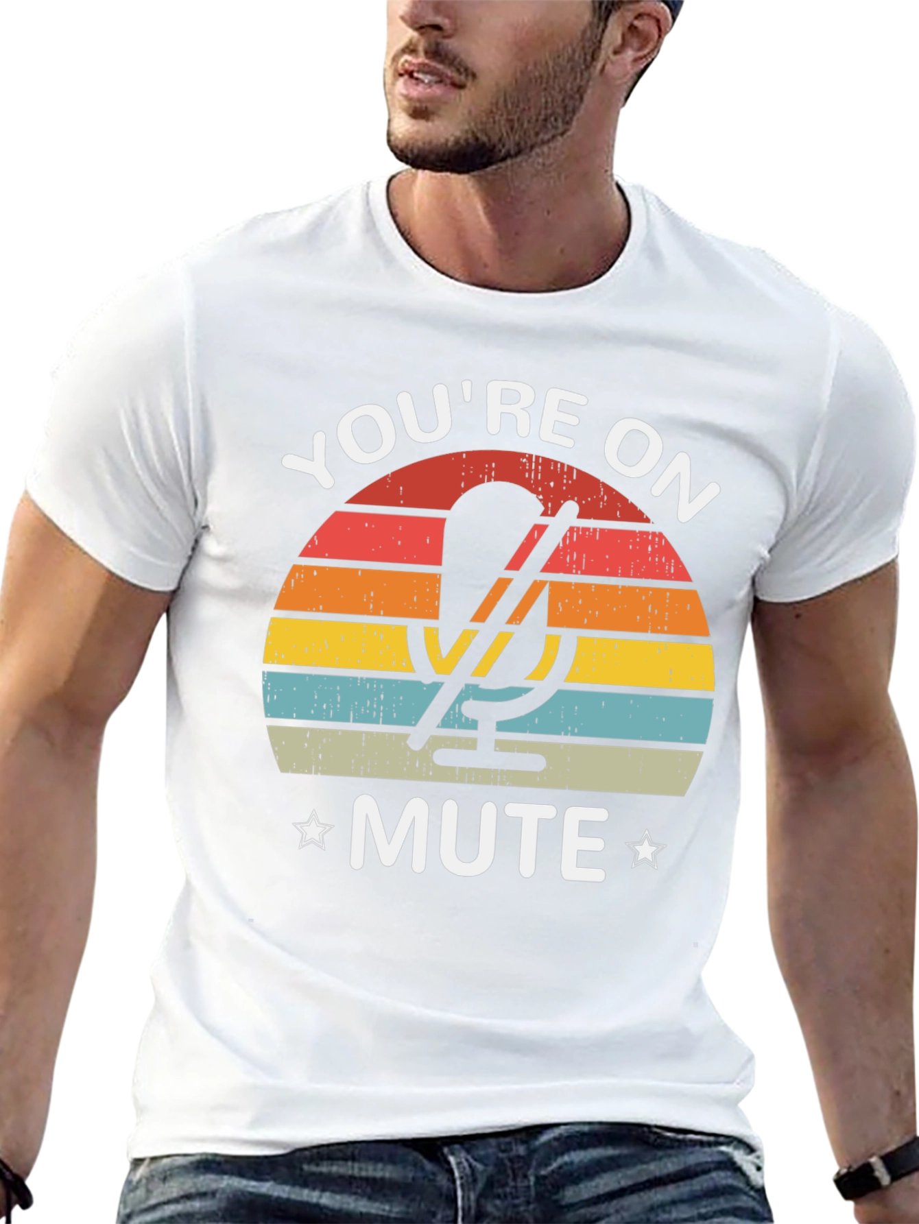 Camiseta con Diseño Retro Estás en Silencio