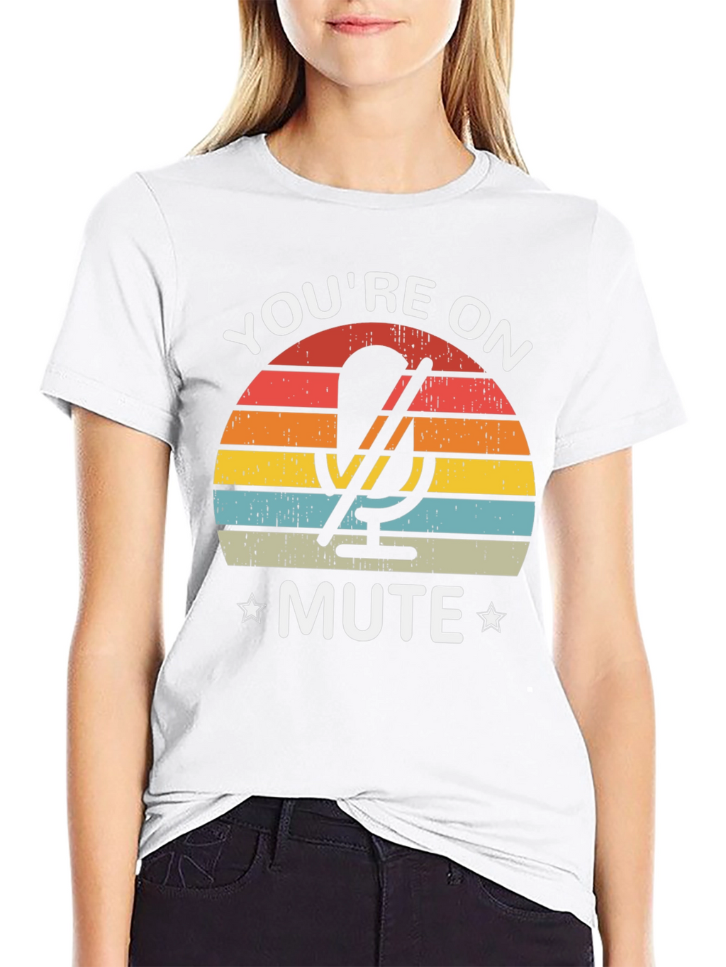 Camiseta con Diseño Retro Estás en Silencio