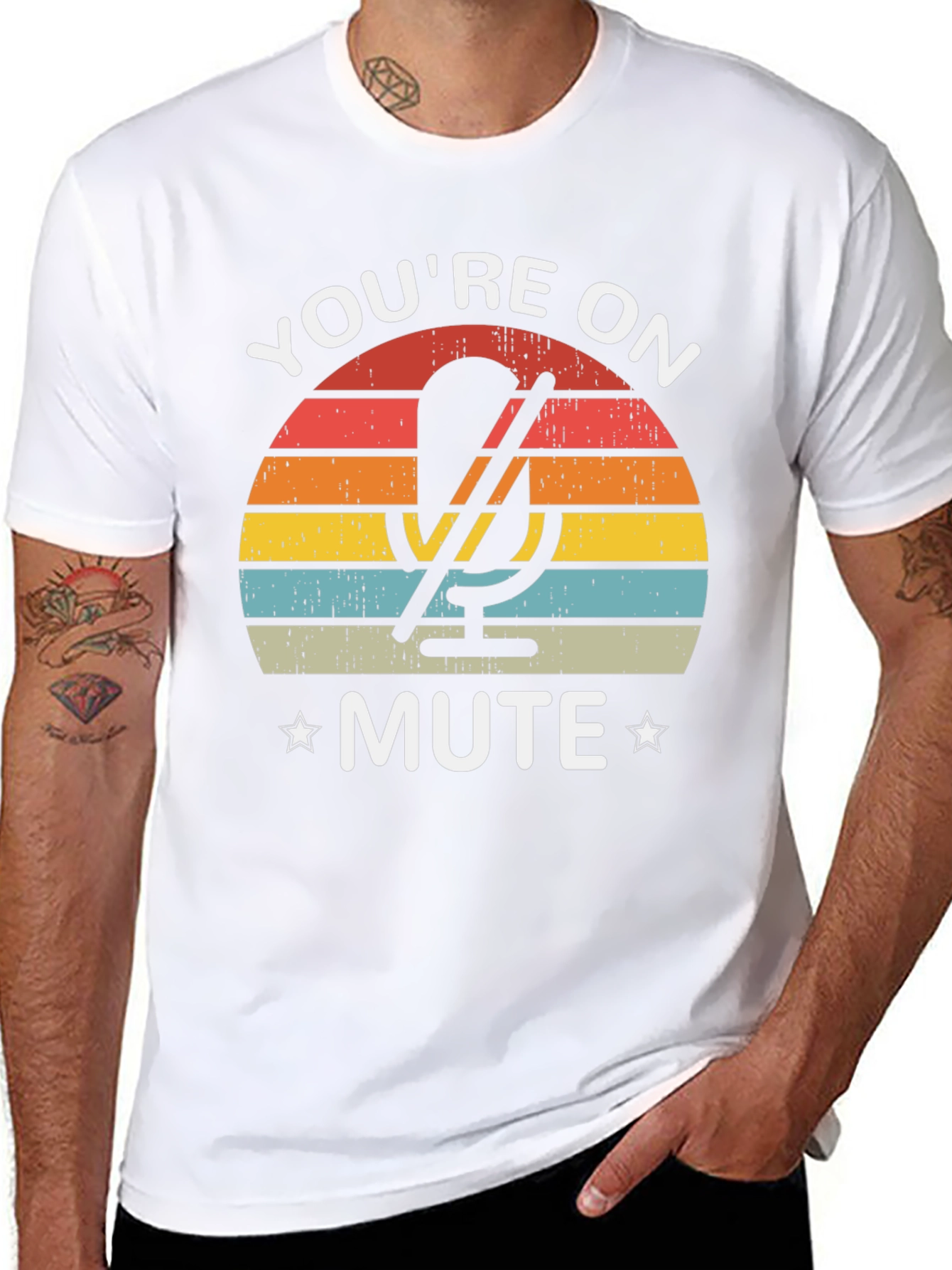 Camiseta con Diseño Retro Estás en Silencio