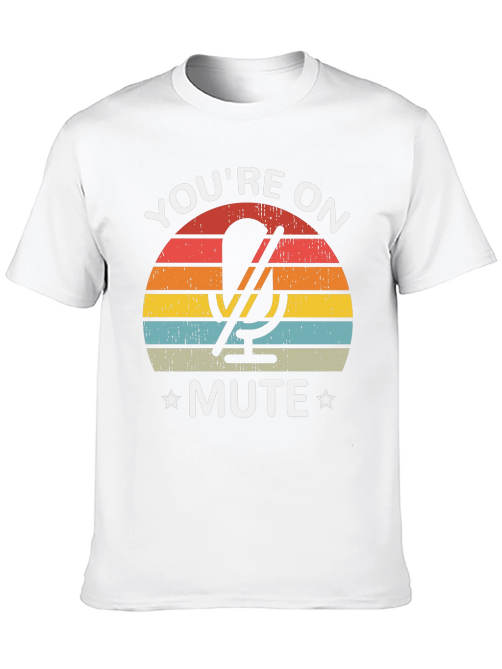 Camiseta con Diseño Retro Estás en Silencio
