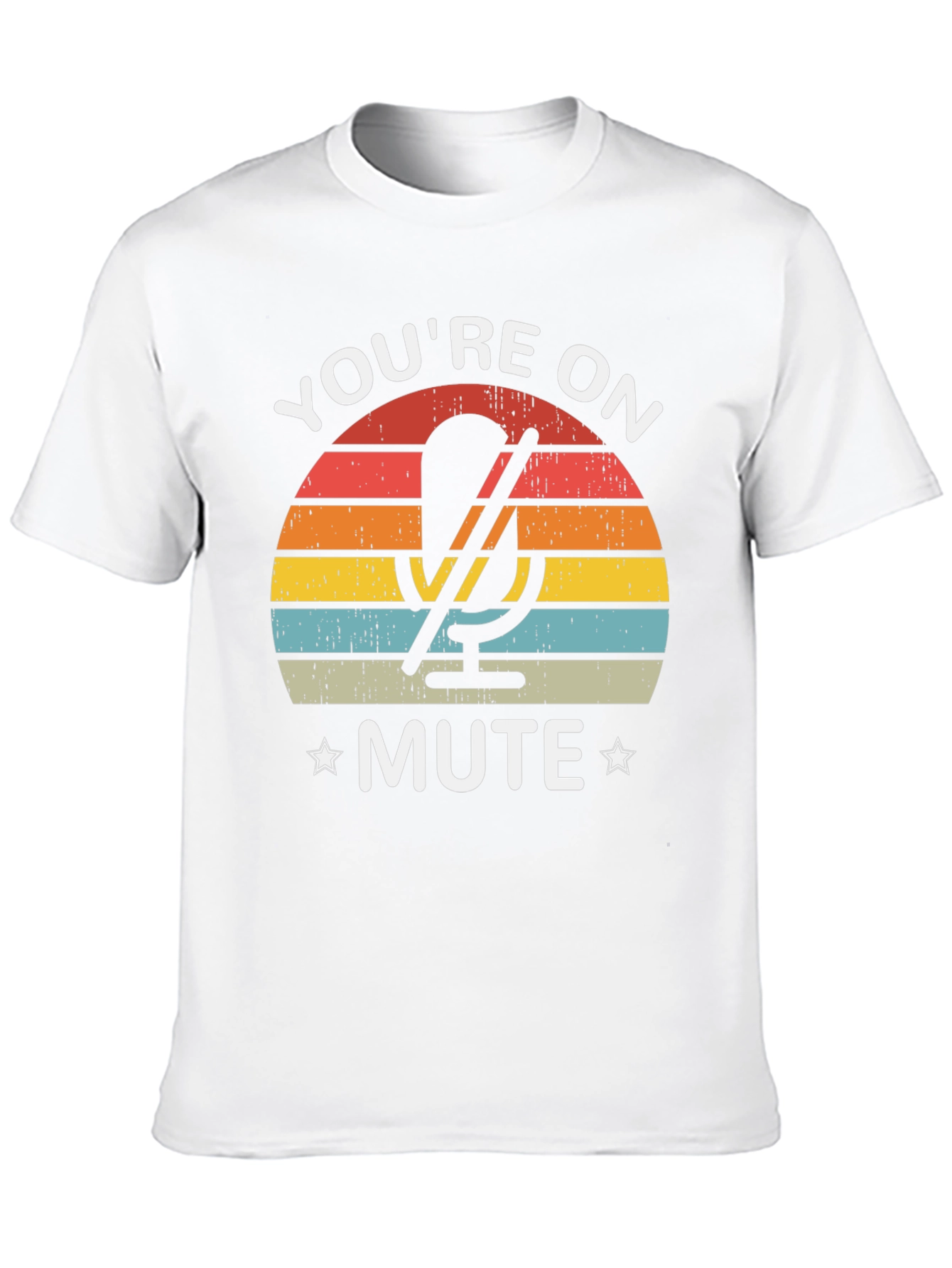 Camiseta con Diseño Retro Estás en Silencio