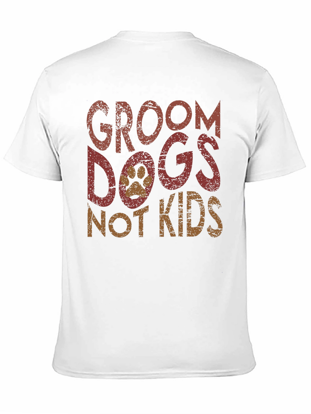 Camiseta Groom Dogs Not Kids