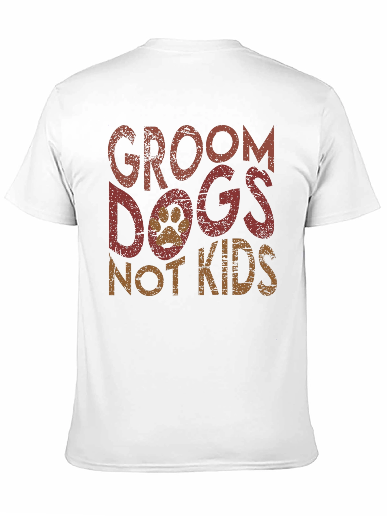 Camiseta Groom Dogs Not Kids