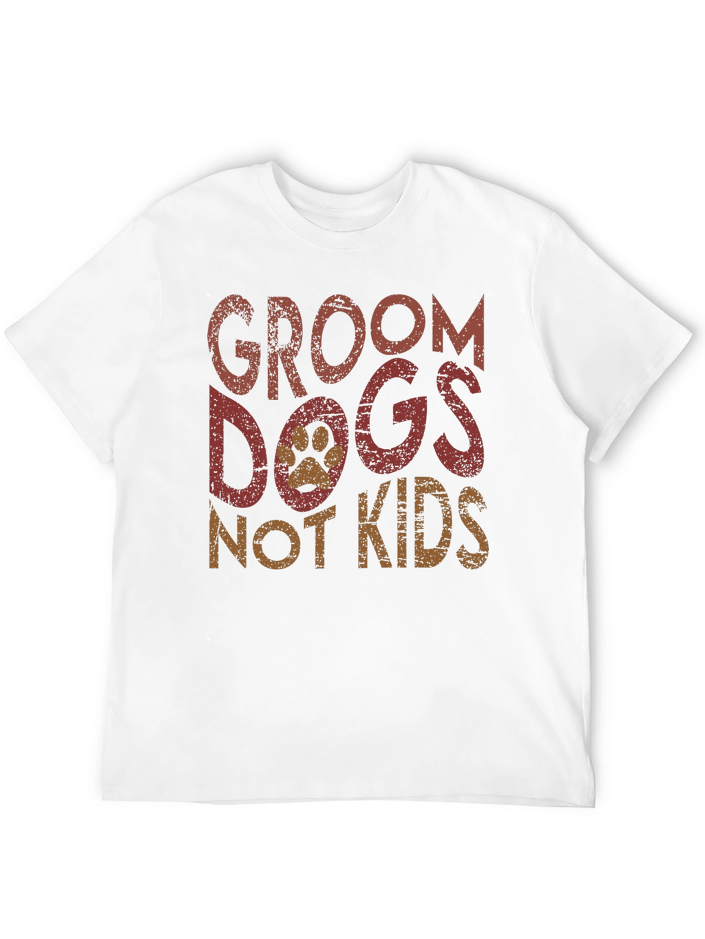 Camiseta Groom Dogs Not Kids