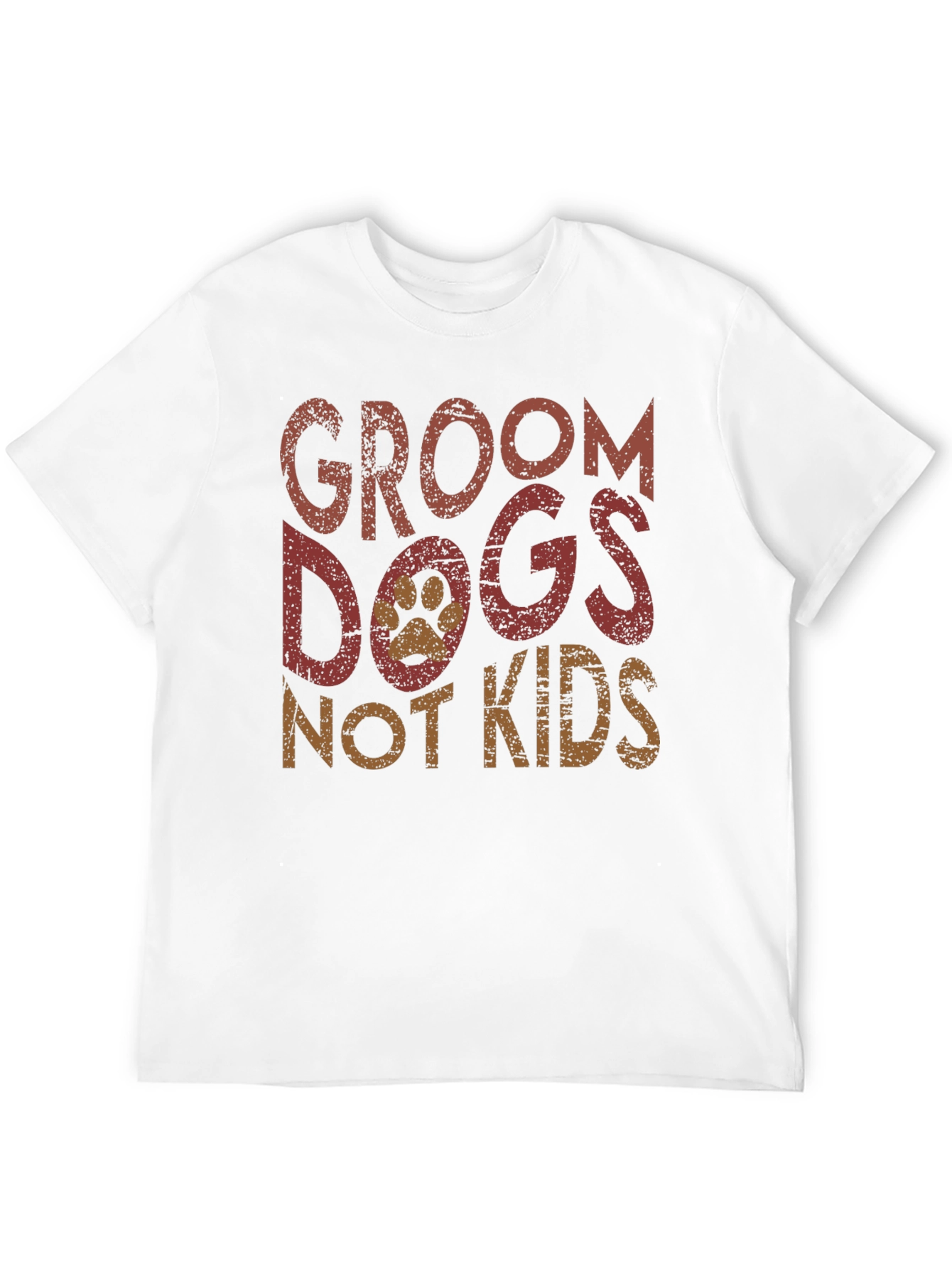 Camiseta Groom Dogs Not Kids