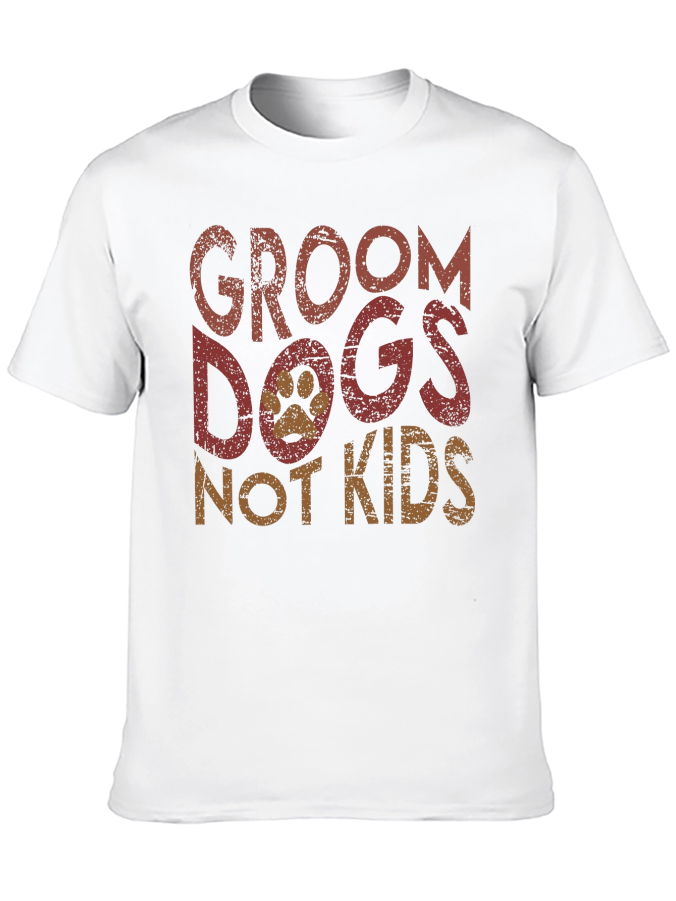 Camiseta Groom Dogs Not Kids
