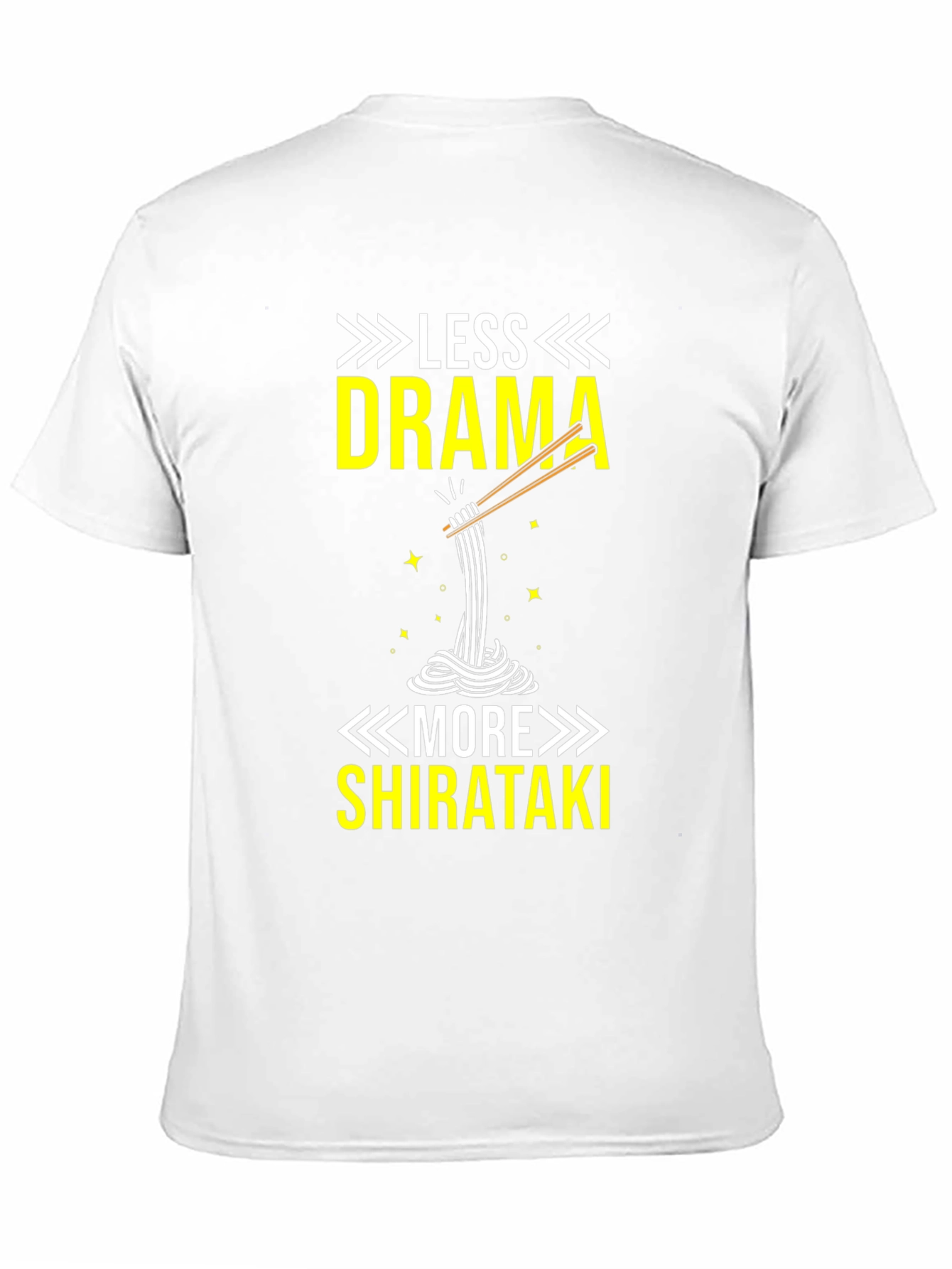 Camiseta Divertida Menos Drama Más Shirataki