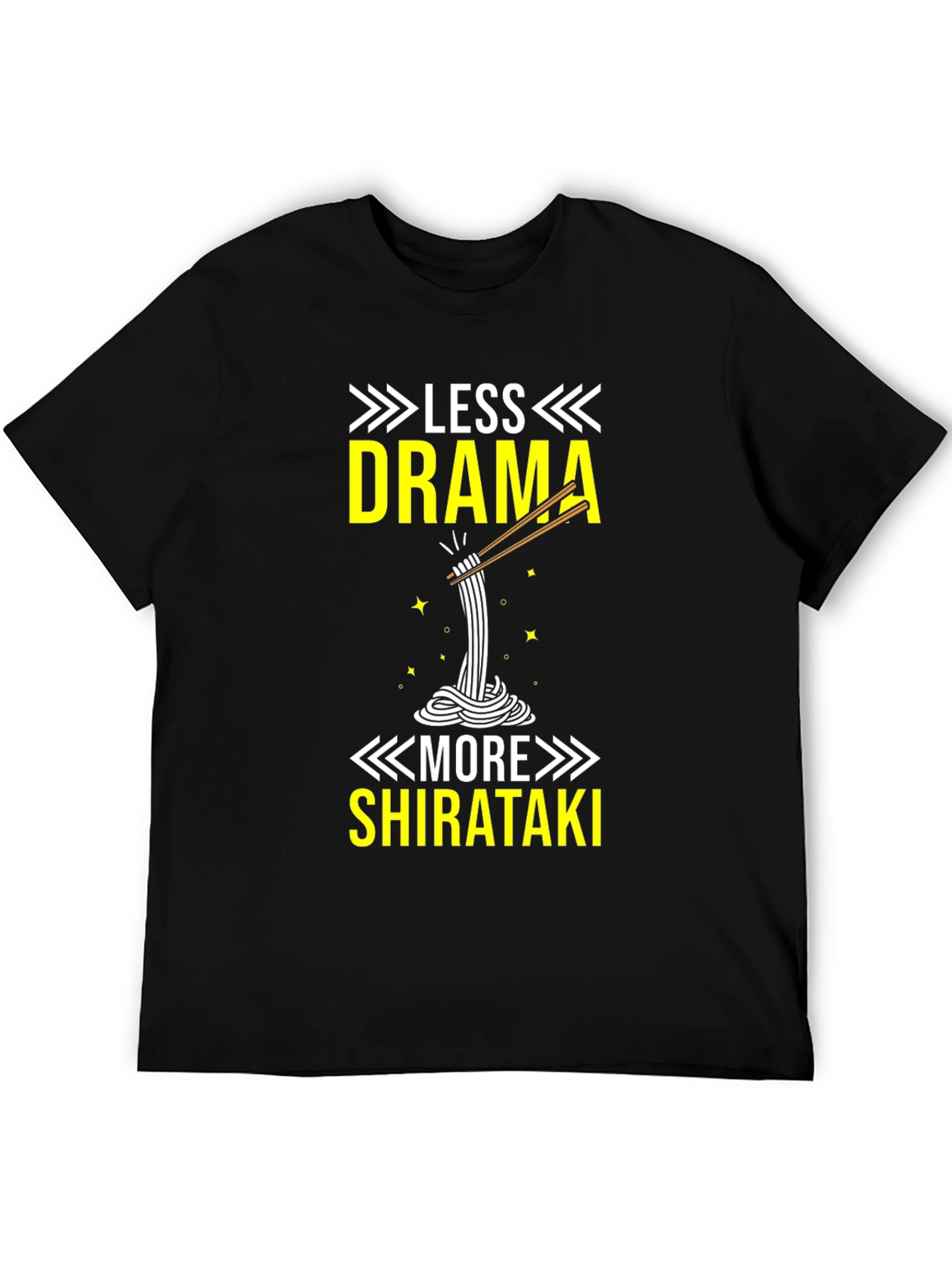 Camiseta Divertida Menos Drama Más Shirataki