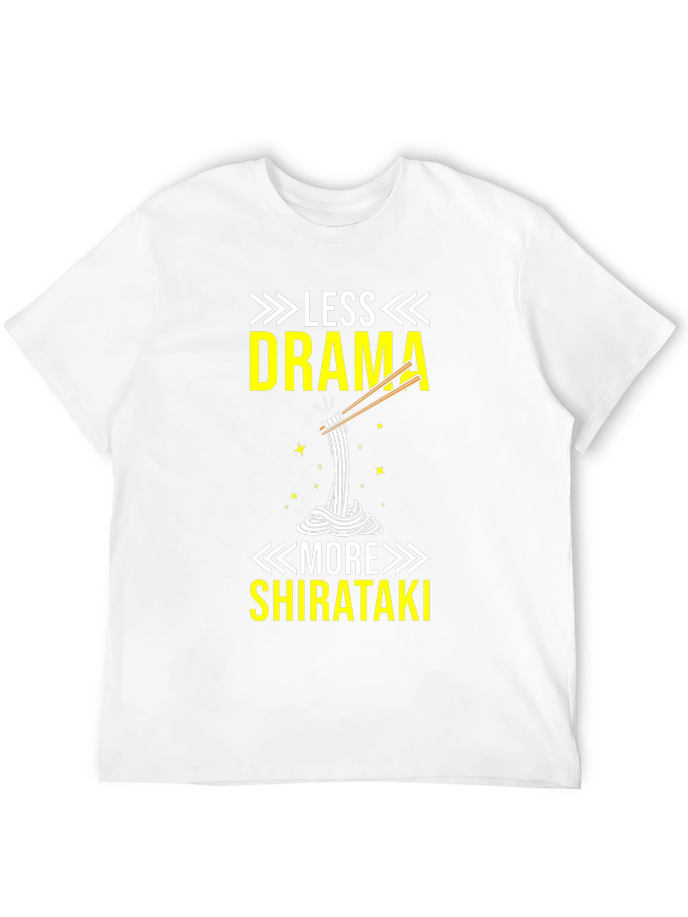 Camiseta Divertida Menos Drama Más Shirataki