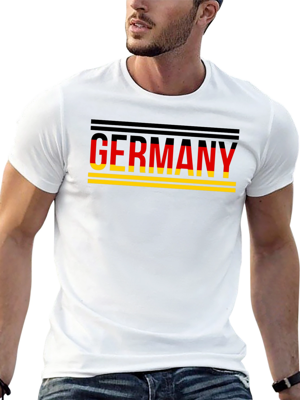 Camiseta Alemania Diseño Moderno para Hombre