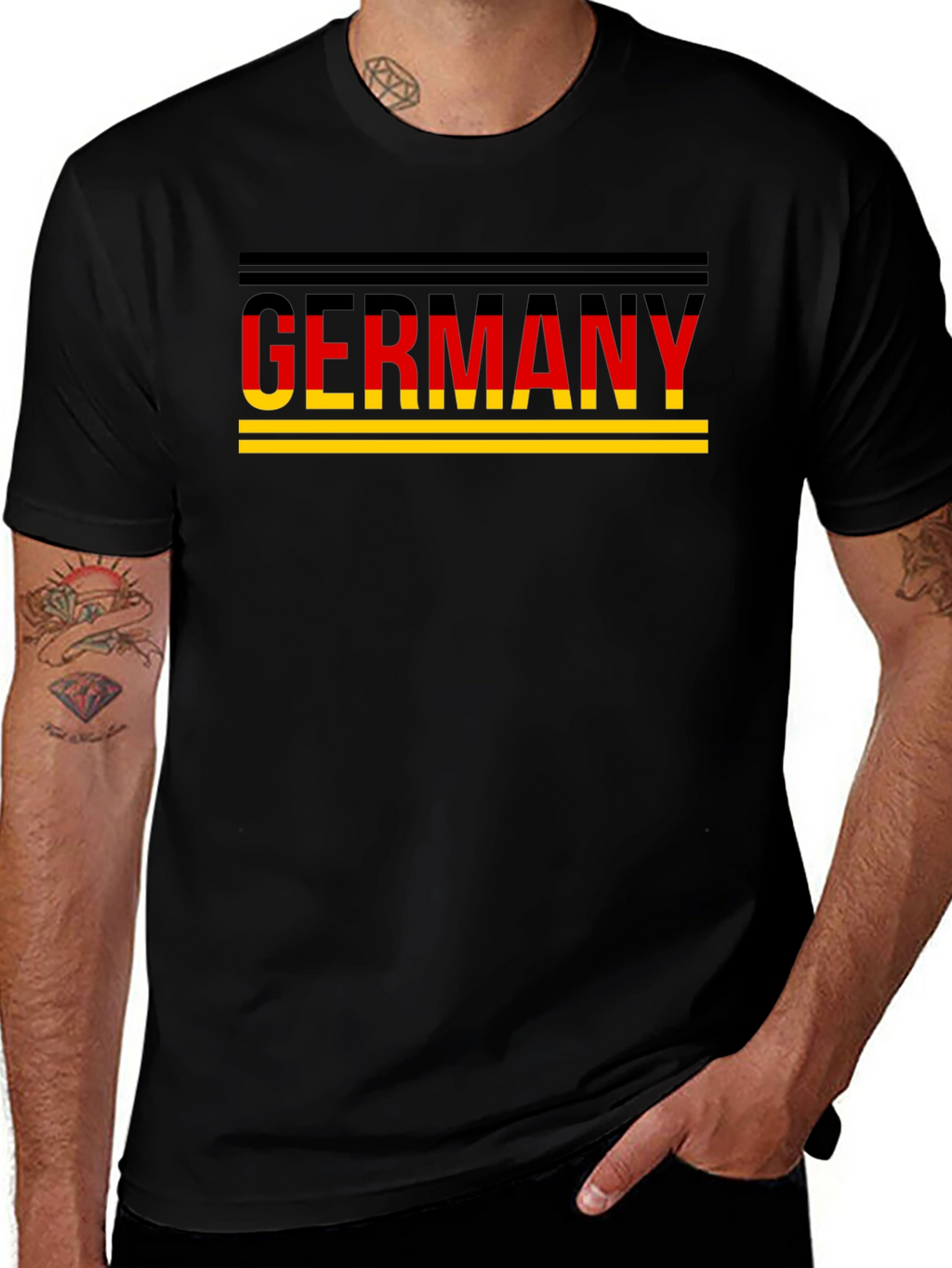 Camiseta Alemania Diseño Moderno para Hombre