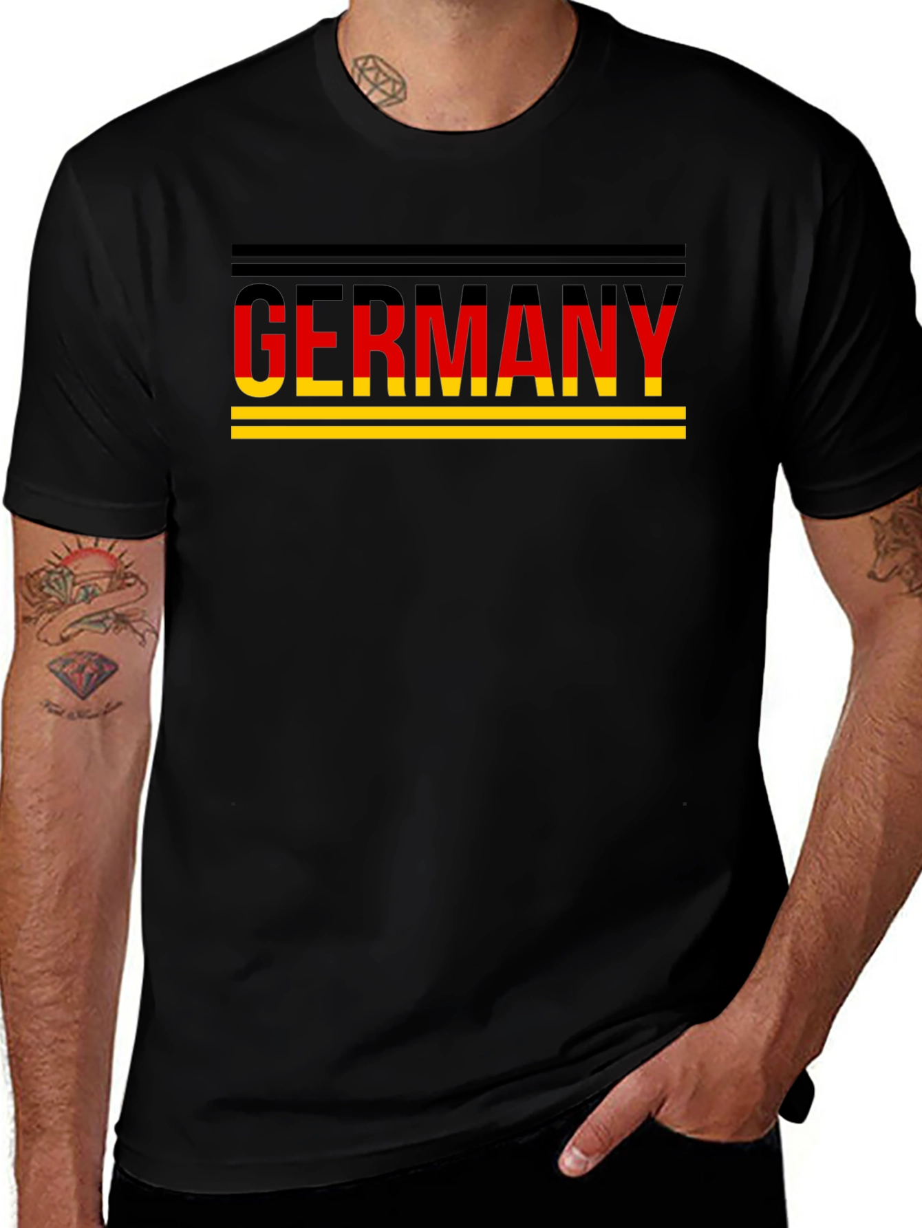 Camiseta Alemania Diseño Moderno para Hombre