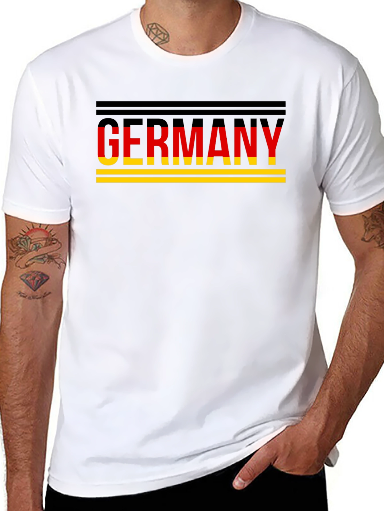 Camiseta Alemania Diseño Moderno para Hombre