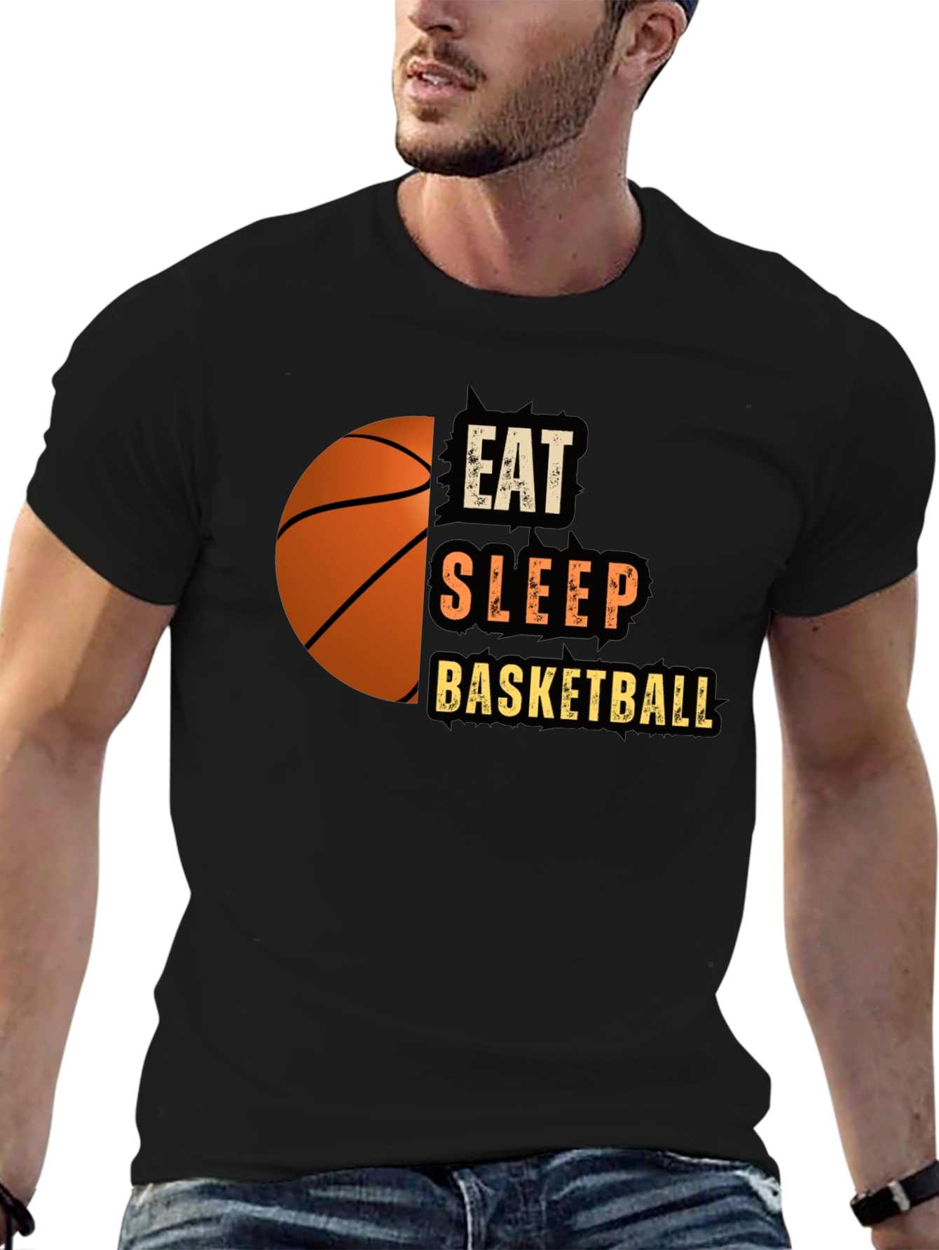 Camiseta Baloncesto: Come Duerme Baloncesto