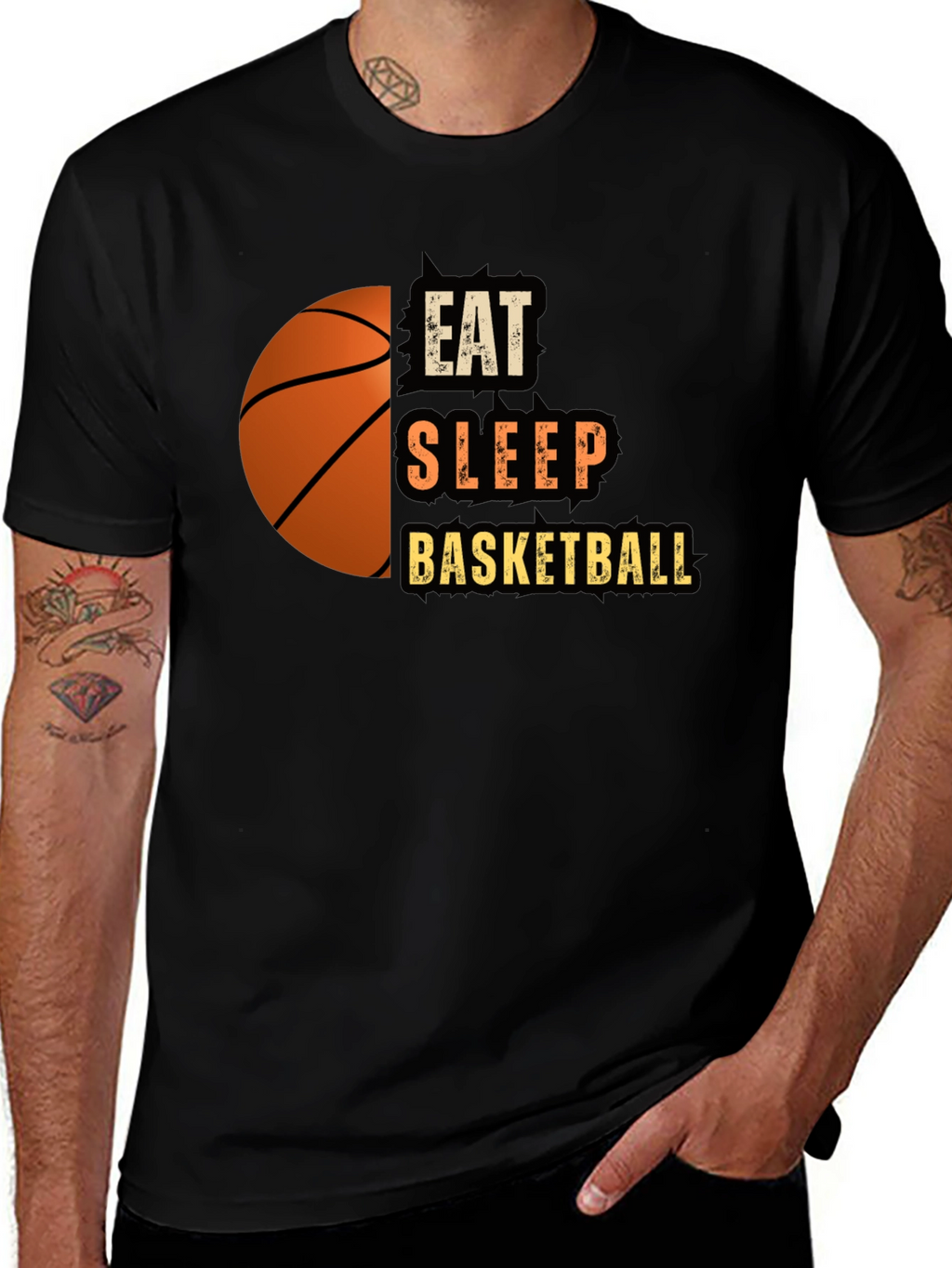 Camiseta Baloncesto: Come Duerme Baloncesto