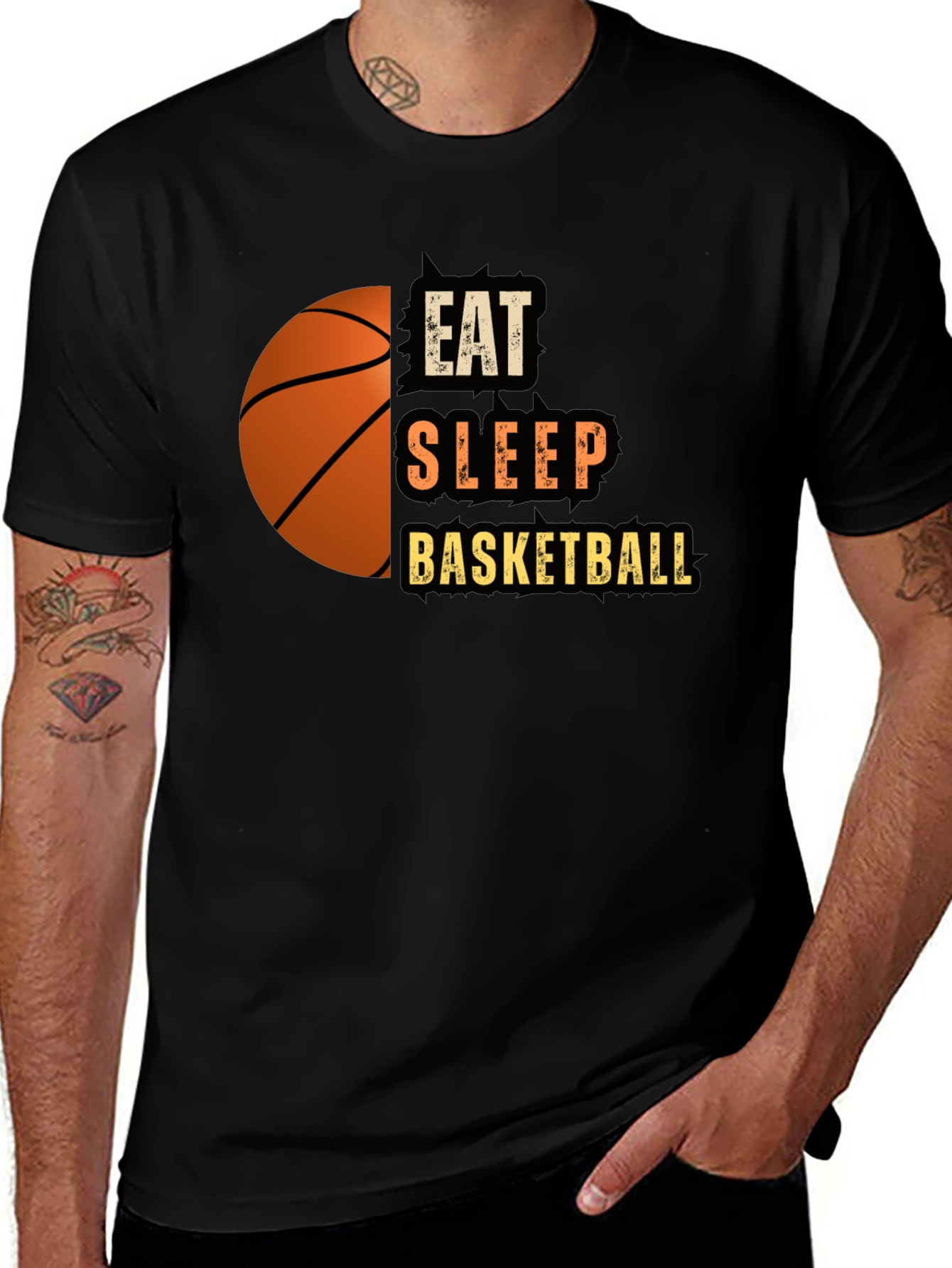 Camiseta Baloncesto: Come Duerme Baloncesto