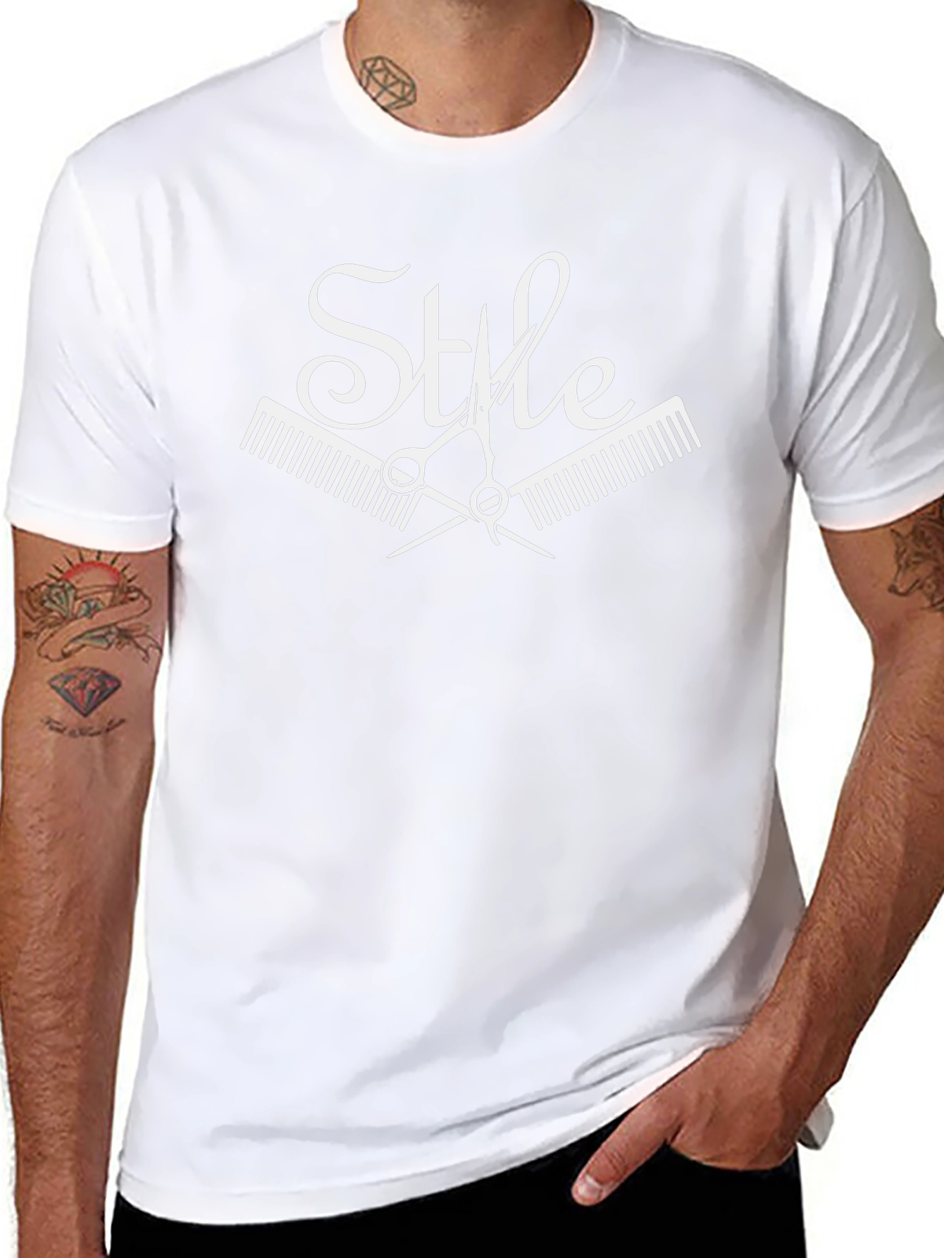 Camiseta Estilo Peluquería - Diseño Original