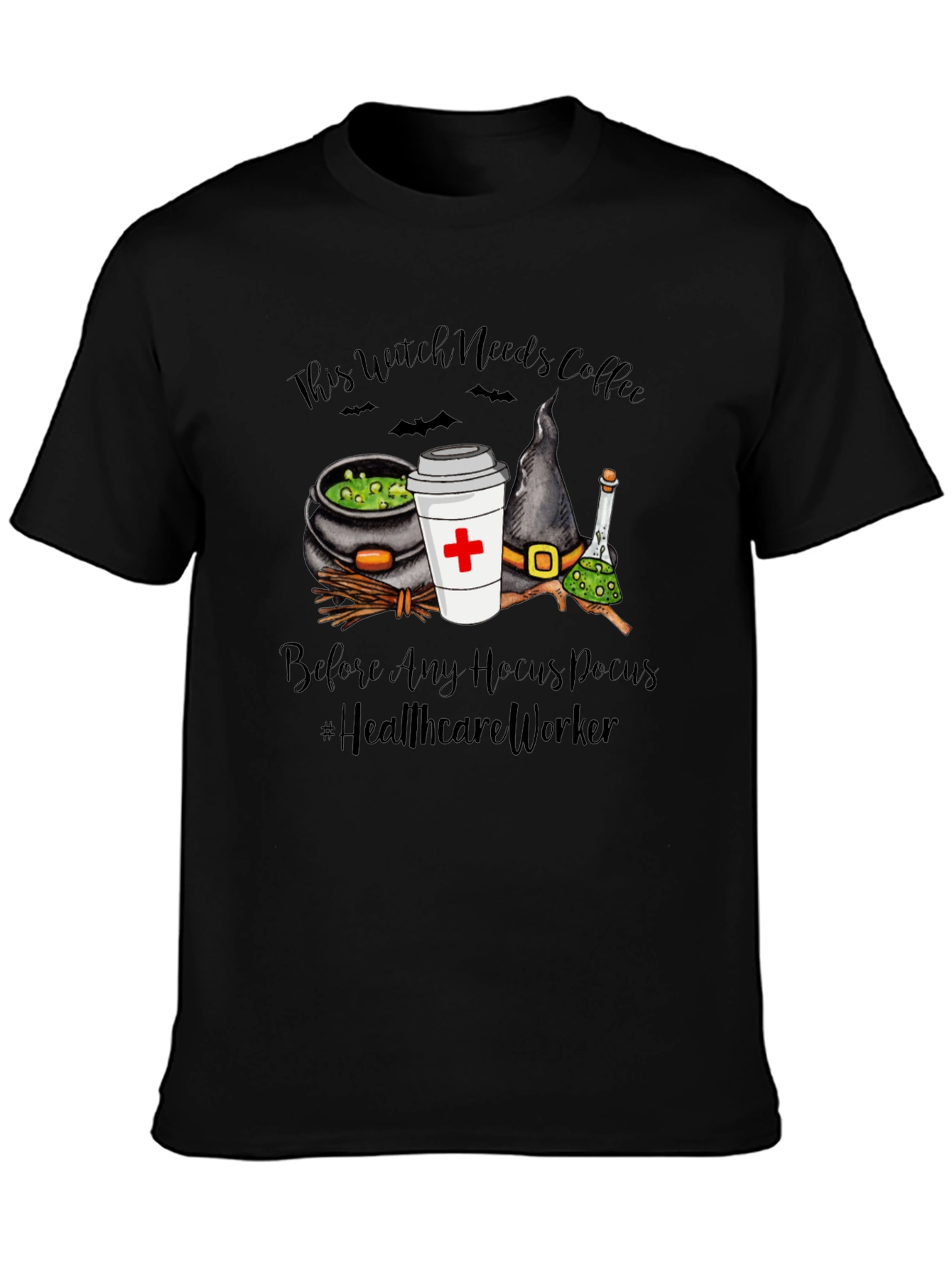 Camiseta Esta Bruja Necesita Café
