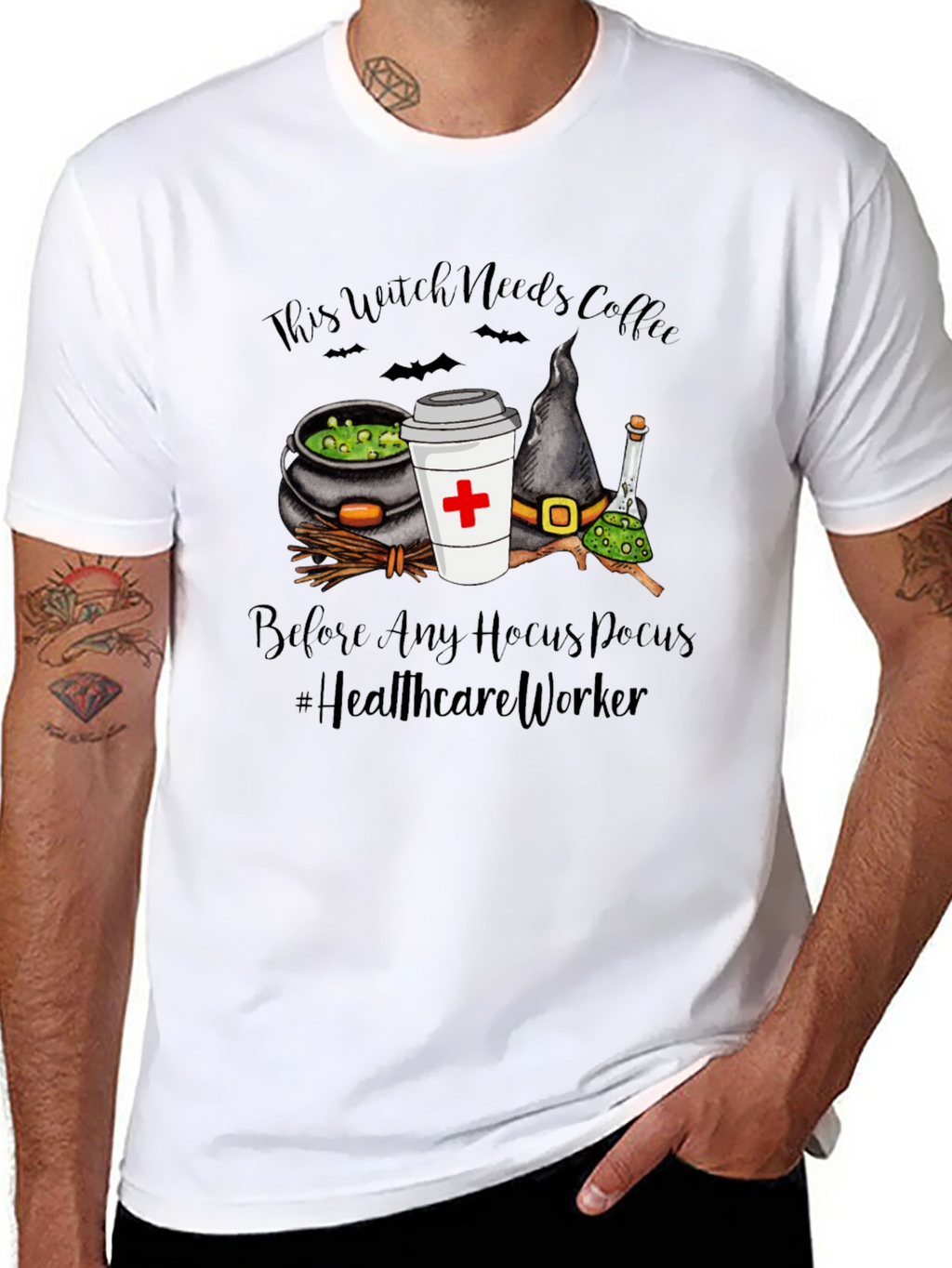 Camiseta Esta Bruja Necesita Café