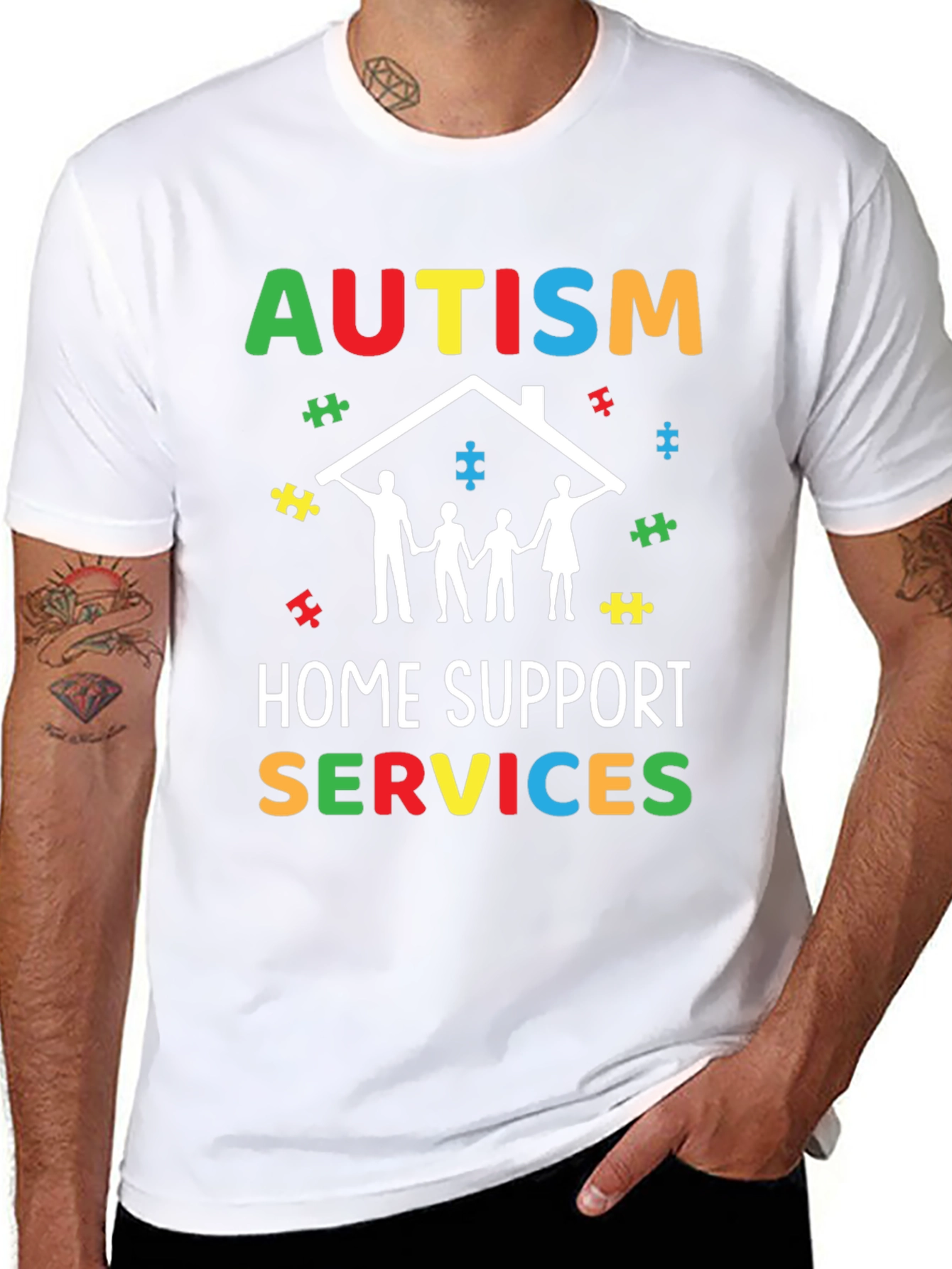 Camiseta Apoyo Autismo Hogar