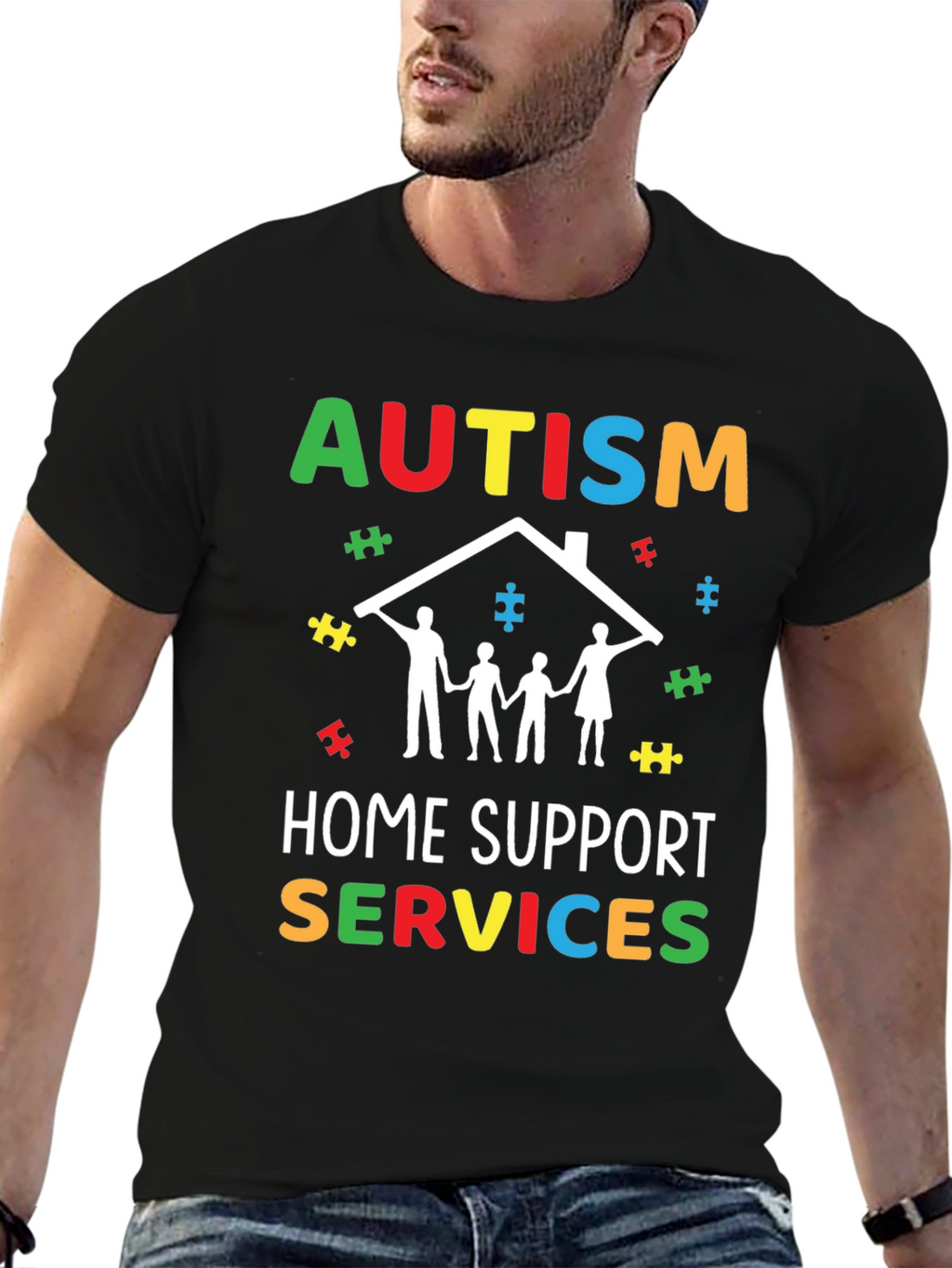Camiseta Apoyo Autismo Hogar