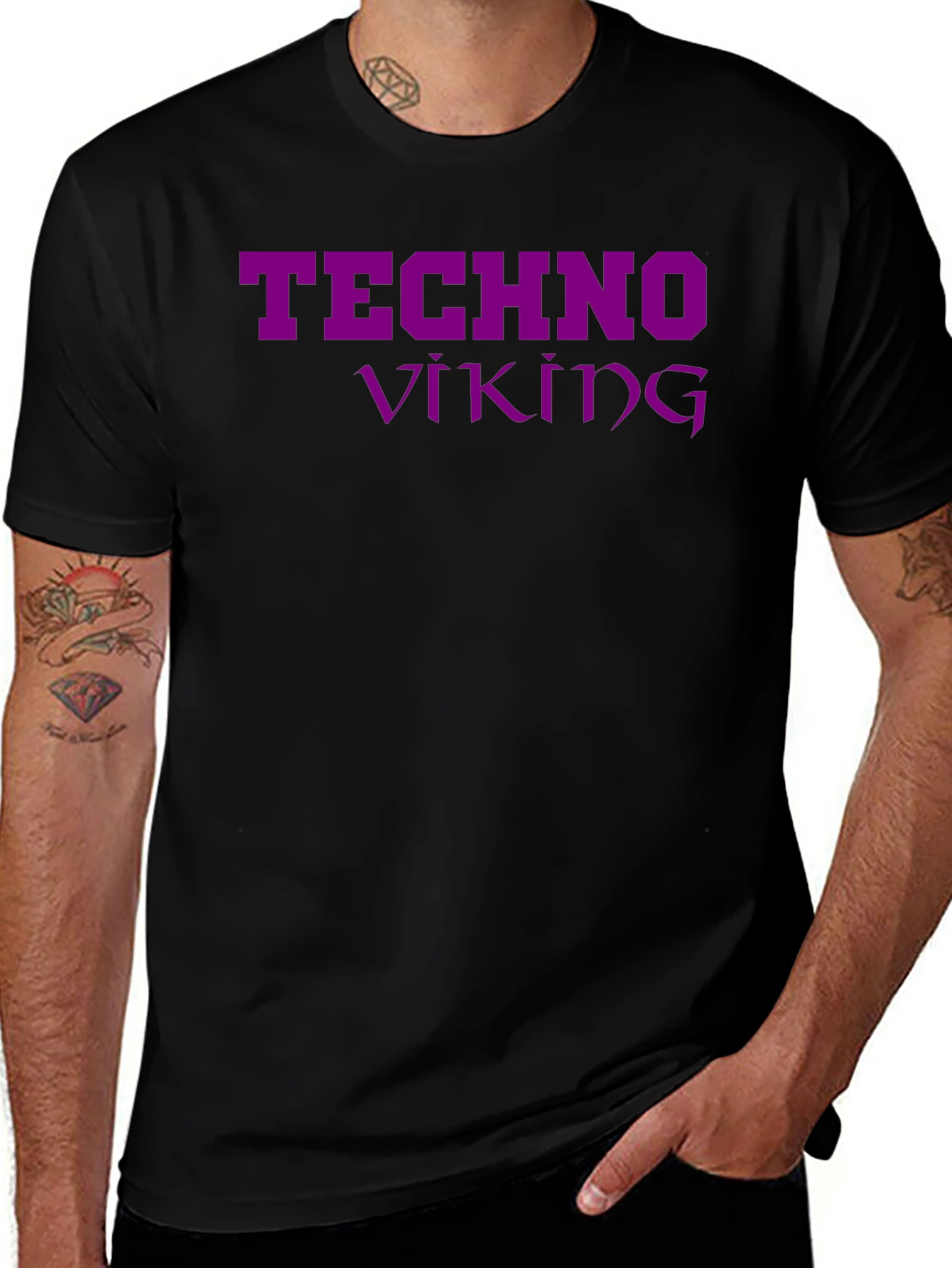 Camiseta Hombre Techno Viking - Estilo Único