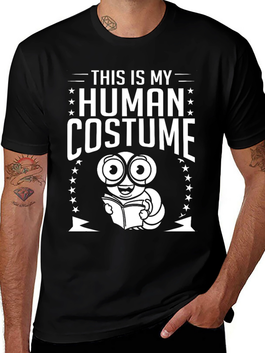Camiseta Disfraz Humano Lector