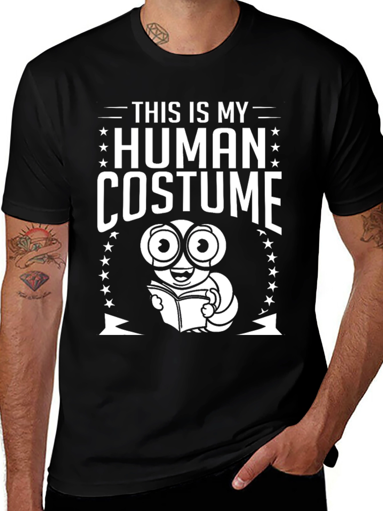 Camiseta Disfraz Humano Lector
