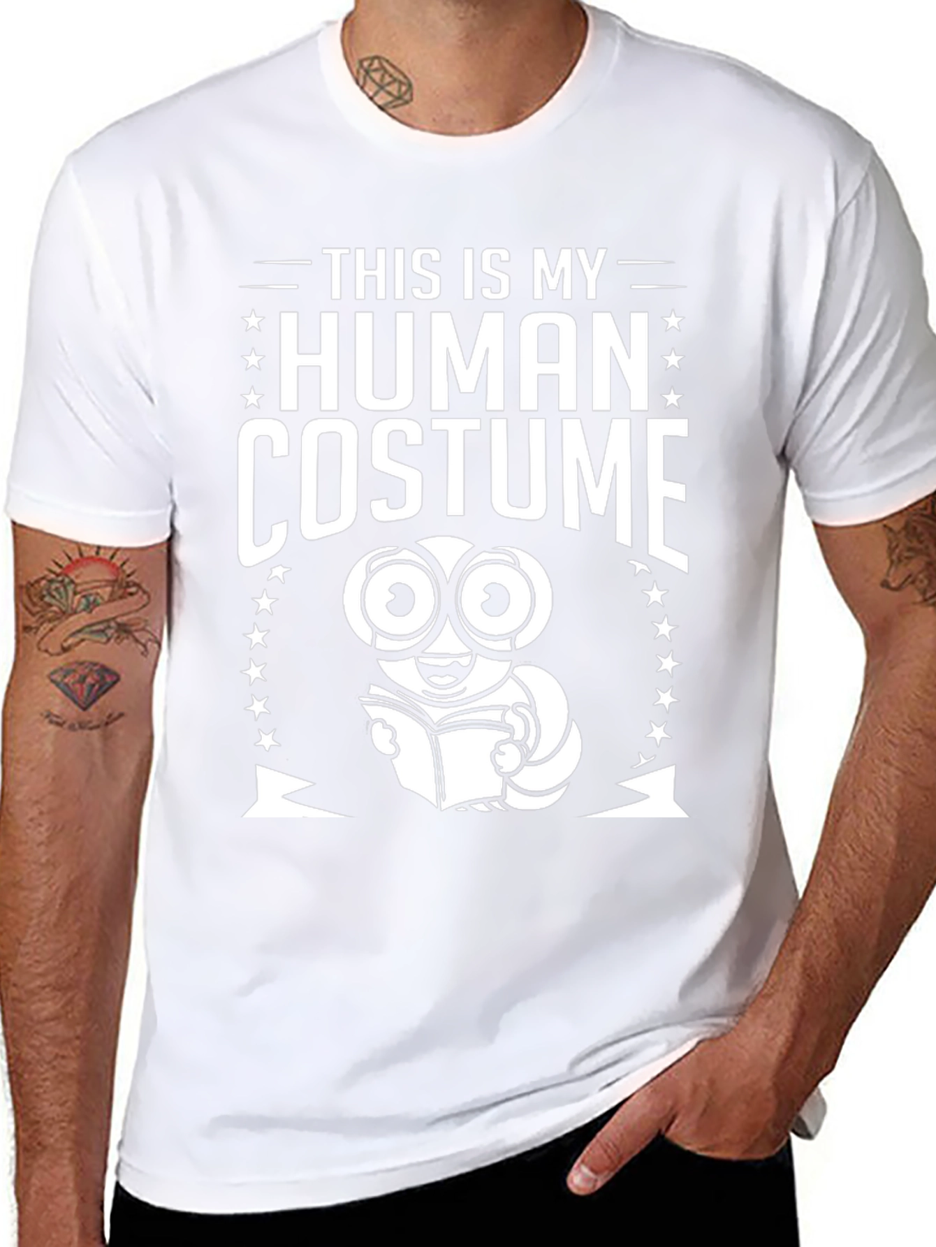 Camiseta Disfraz Humano Lector