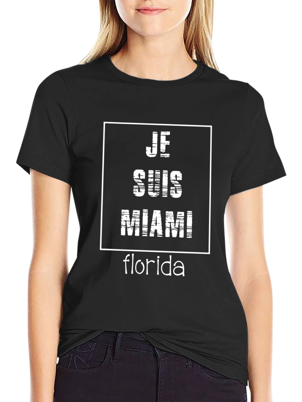 Camiseta Hombre Je Suis Miami Florida
