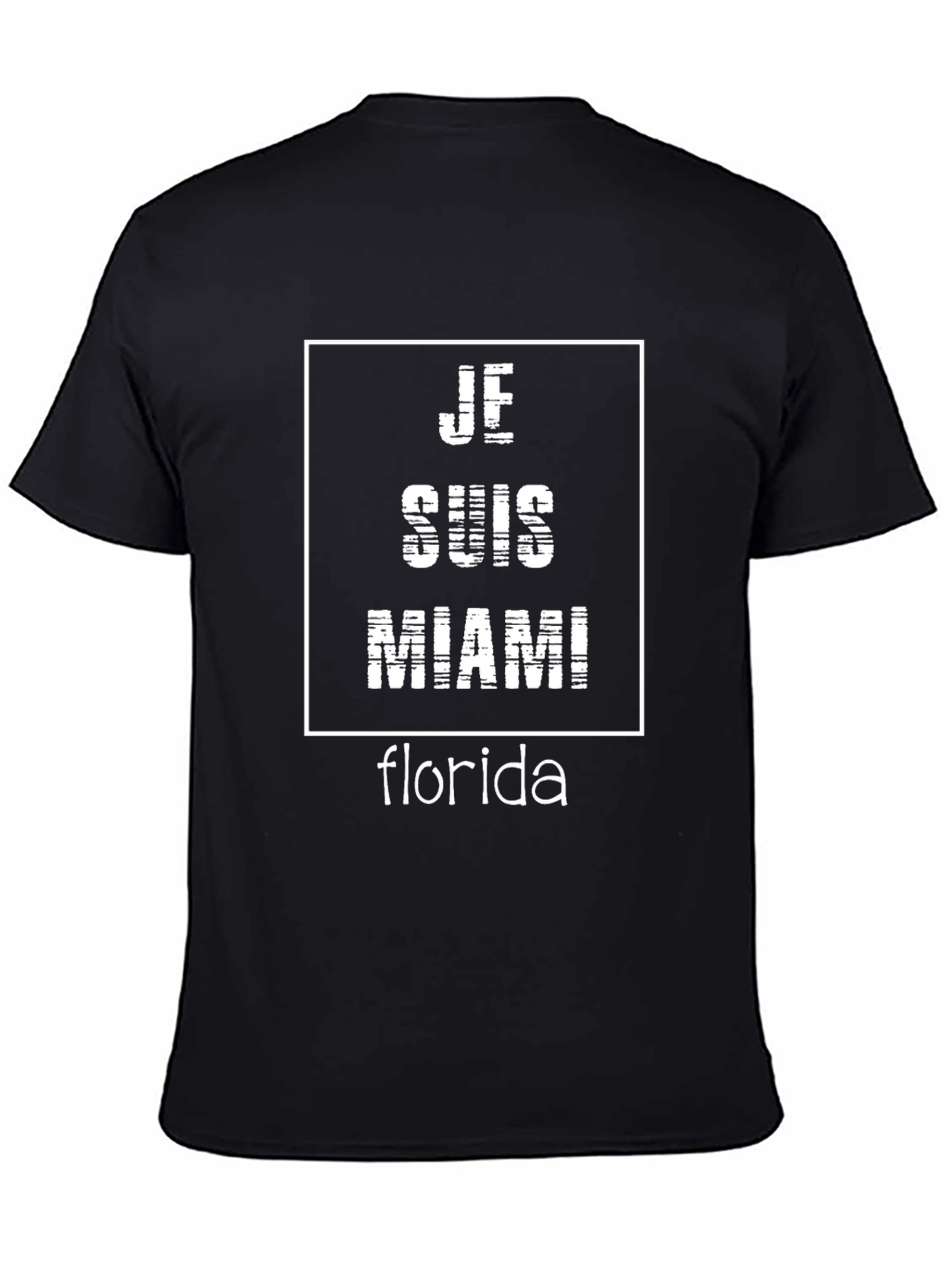 Camiseta Hombre Je Suis Miami Florida