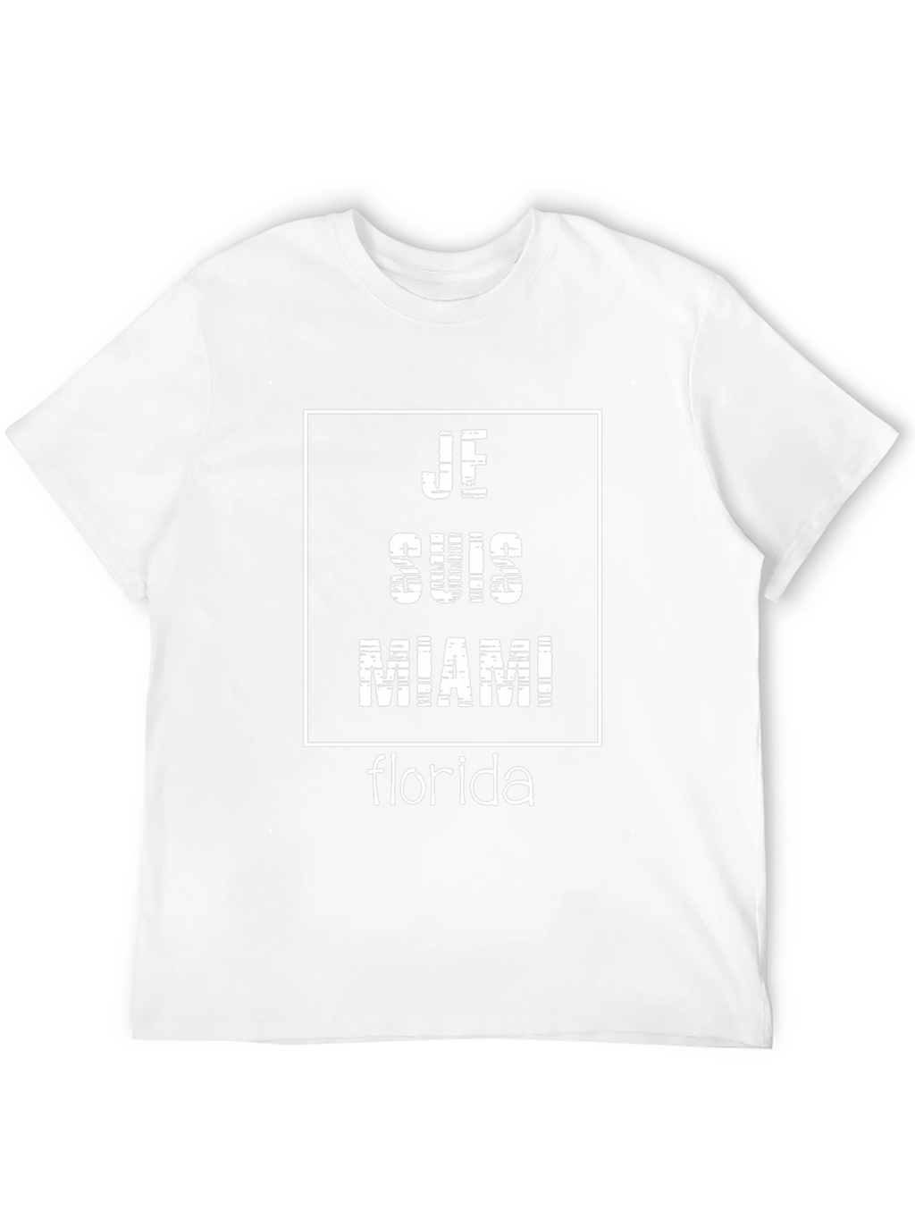 Camiseta Hombre Je Suis Miami Florida