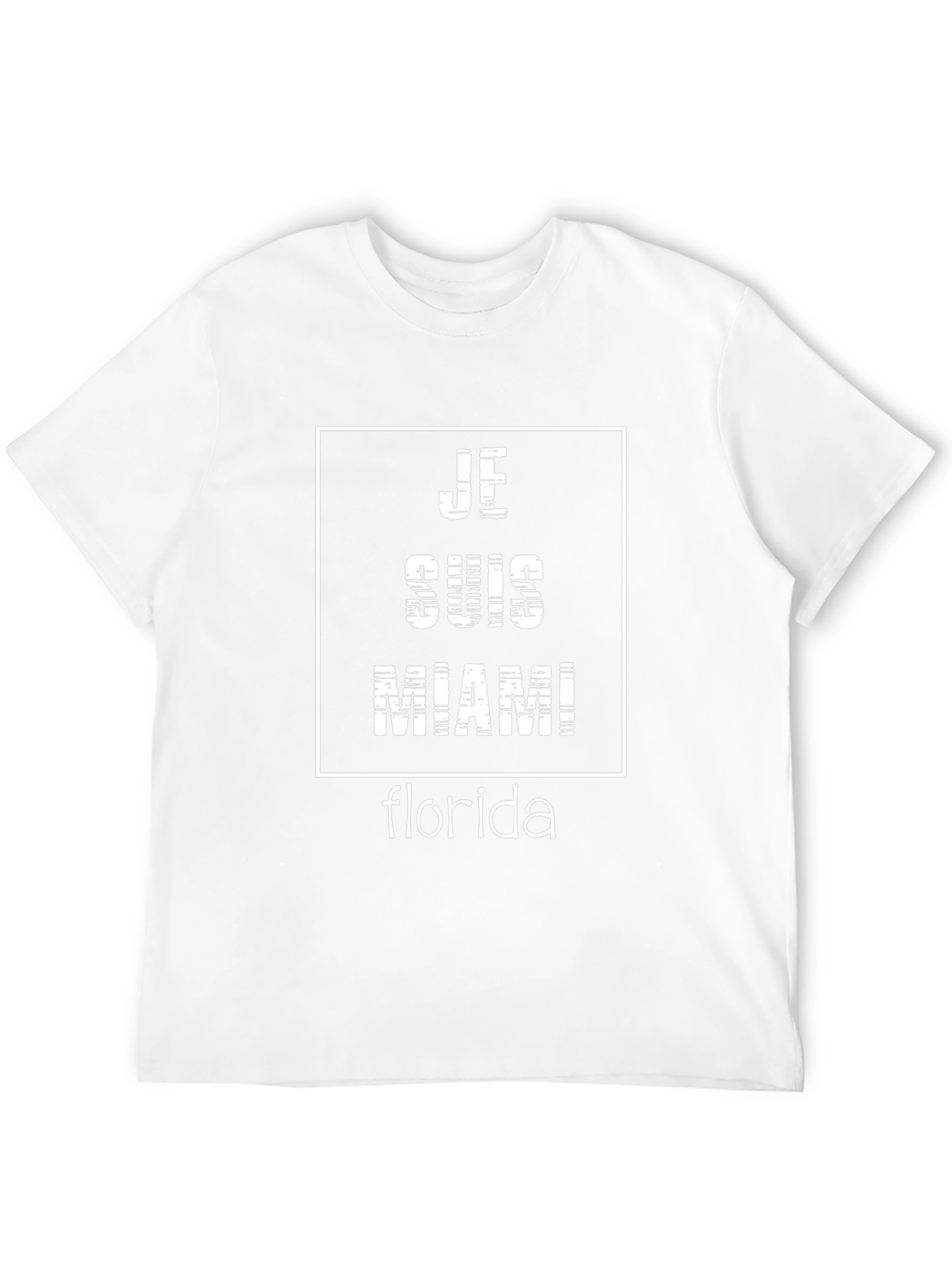 Camiseta Hombre Je Suis Miami Florida