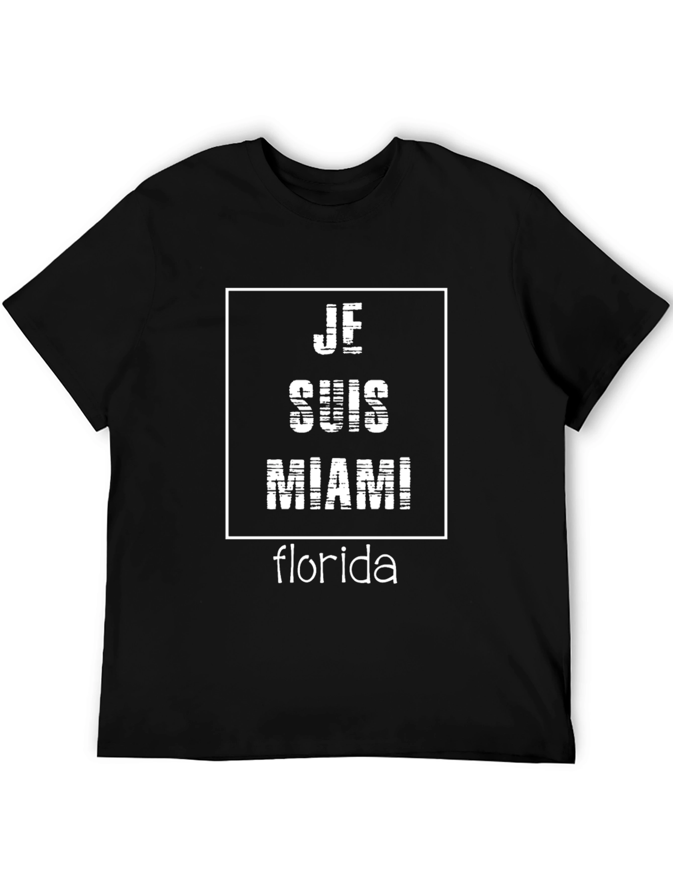 Camiseta Hombre Je Suis Miami Florida