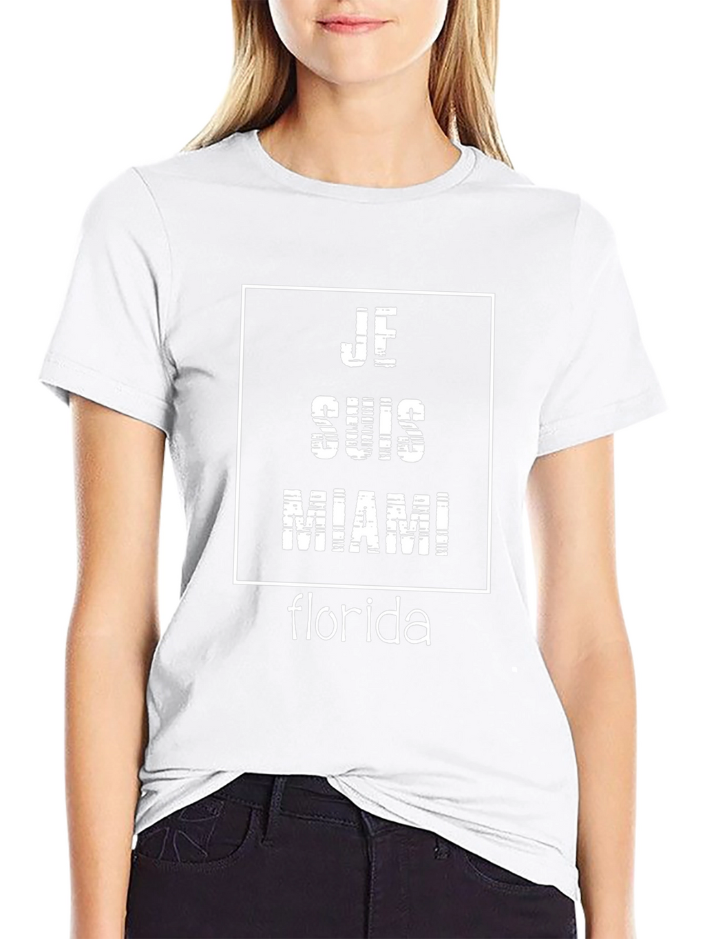 Camiseta Hombre Je Suis Miami Florida
