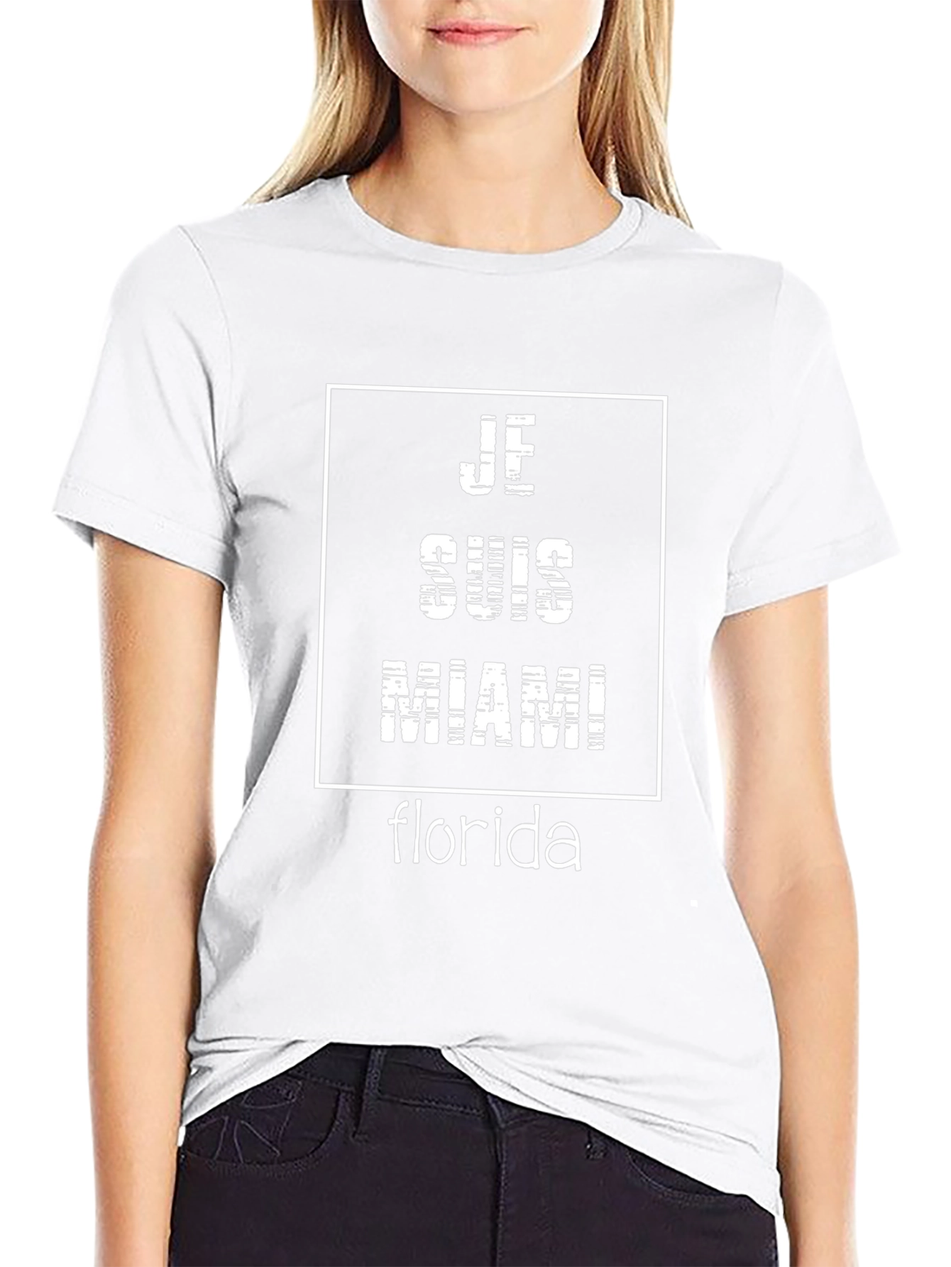 Camiseta Hombre Je Suis Miami Florida