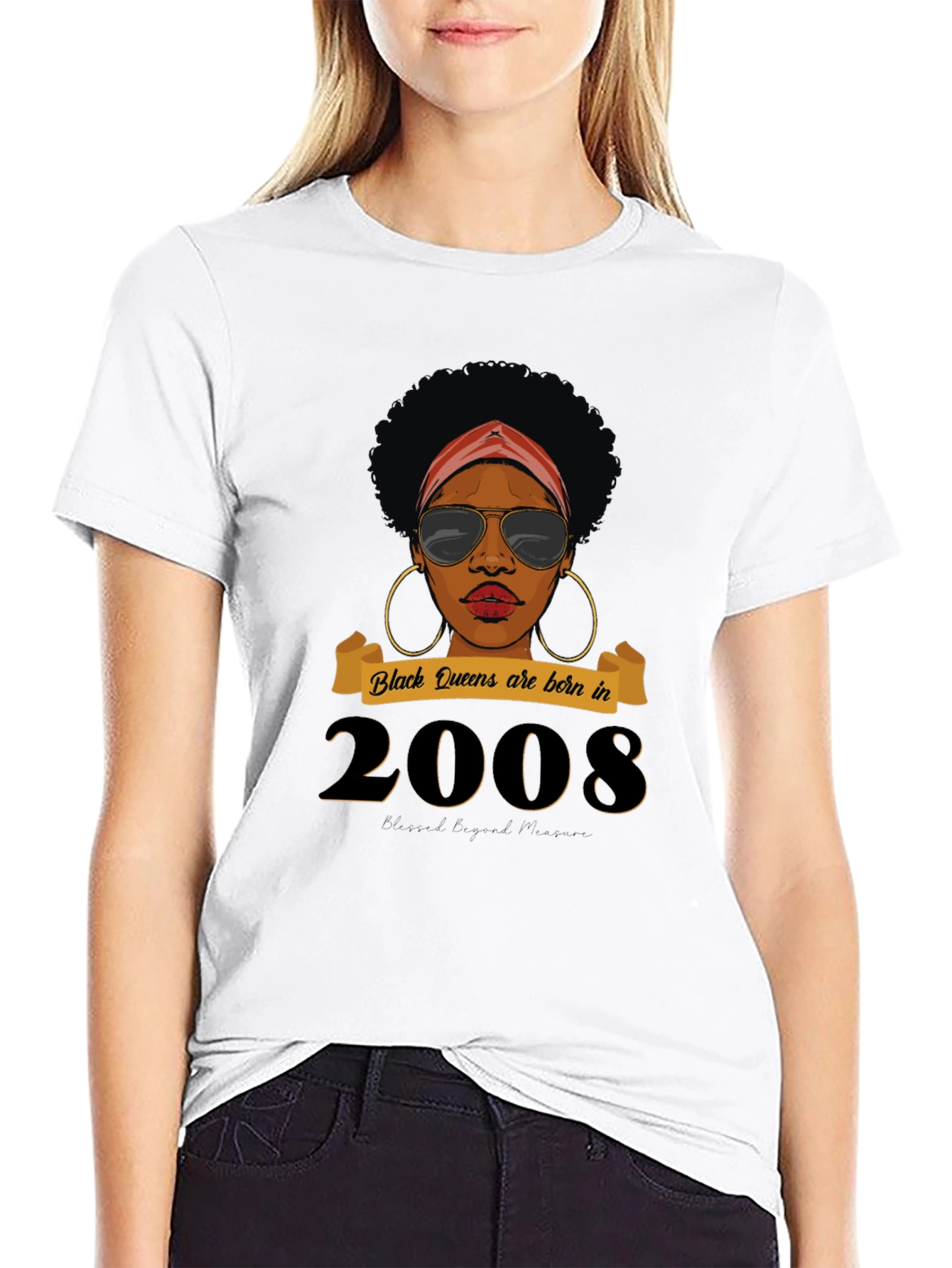 Camiseta Black Queens Nacidas en 2008