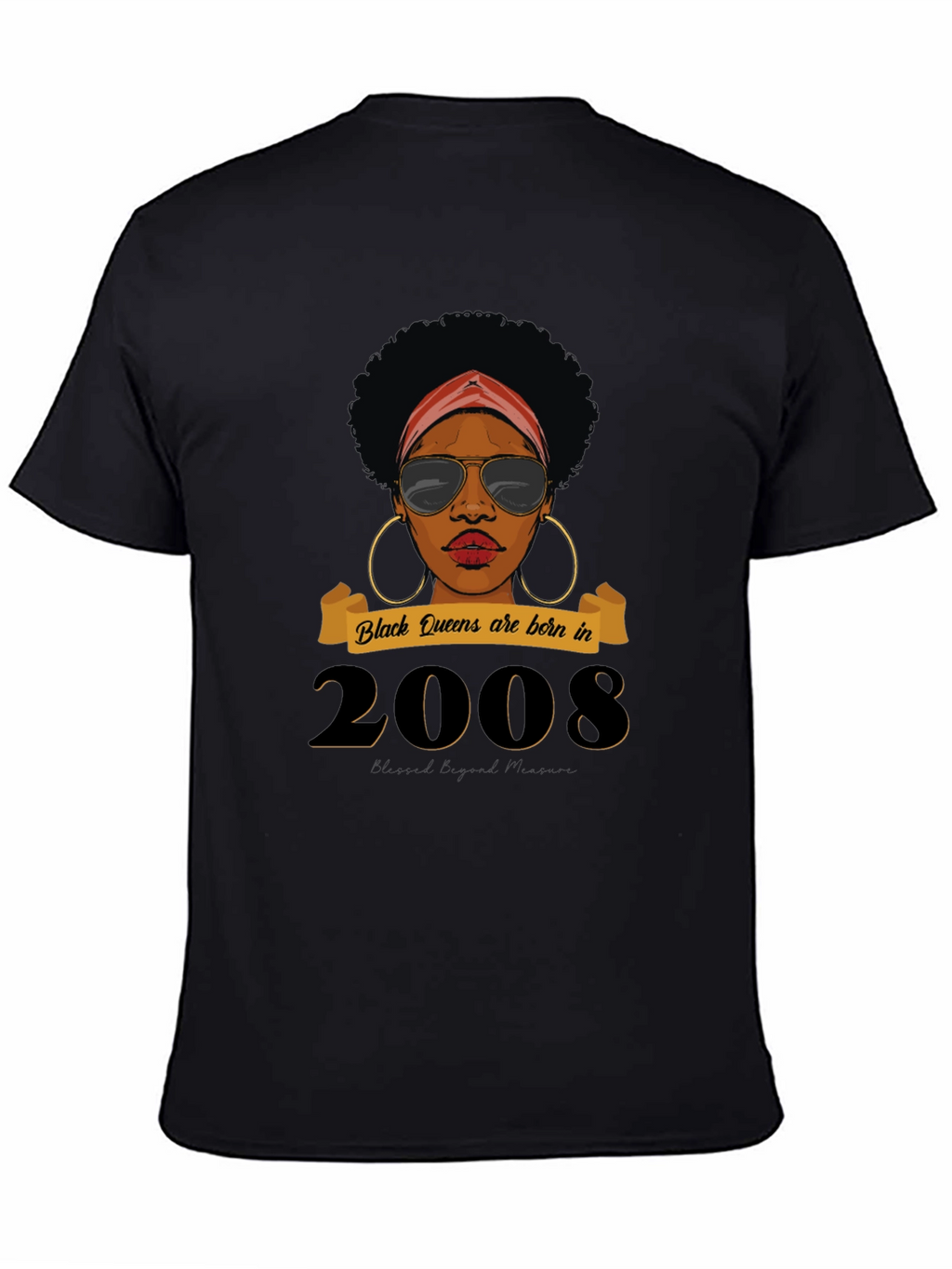 Camiseta Black Queens Nacidas en 2008