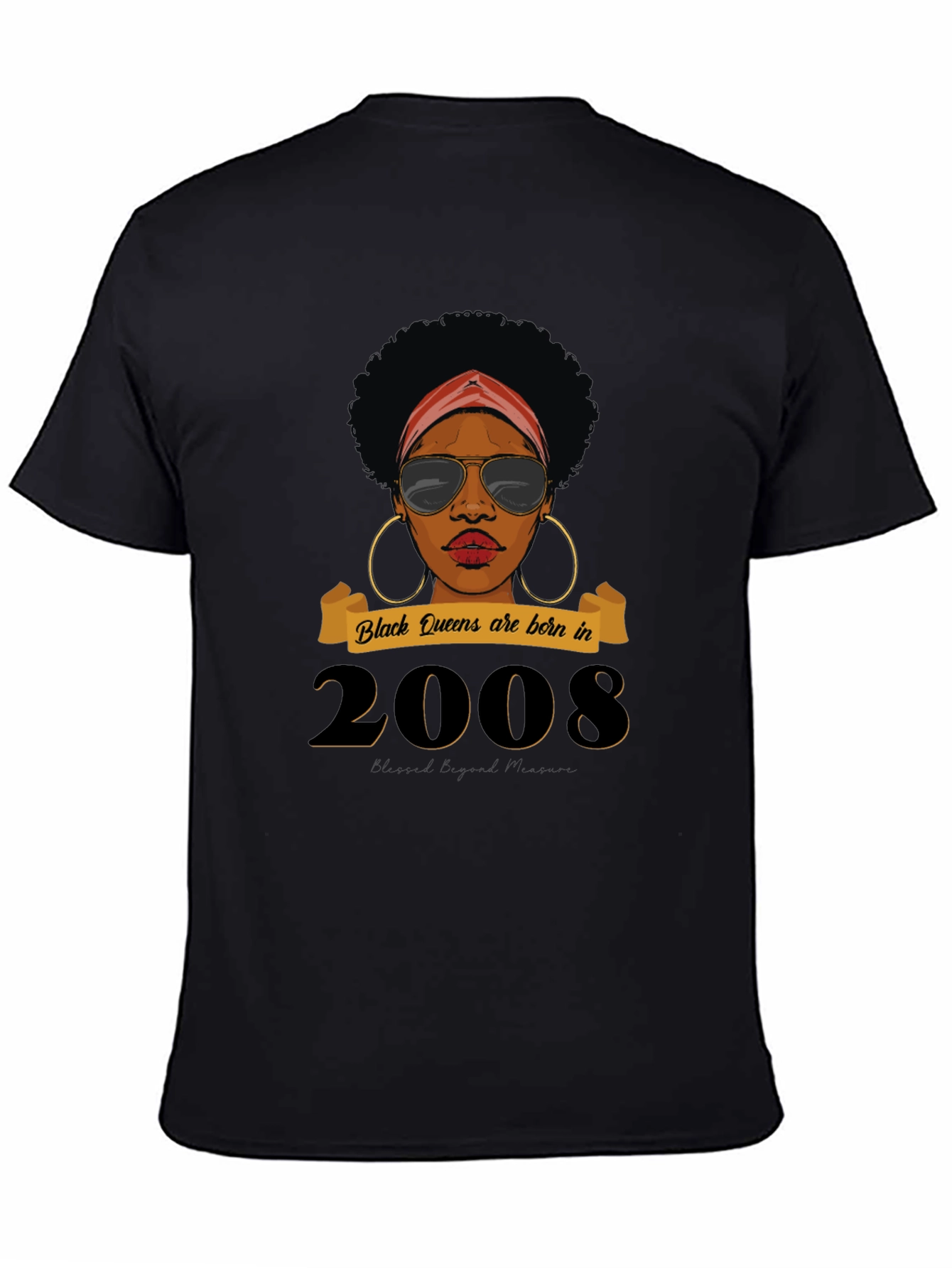 Camiseta Black Queens Nacidas en 2008