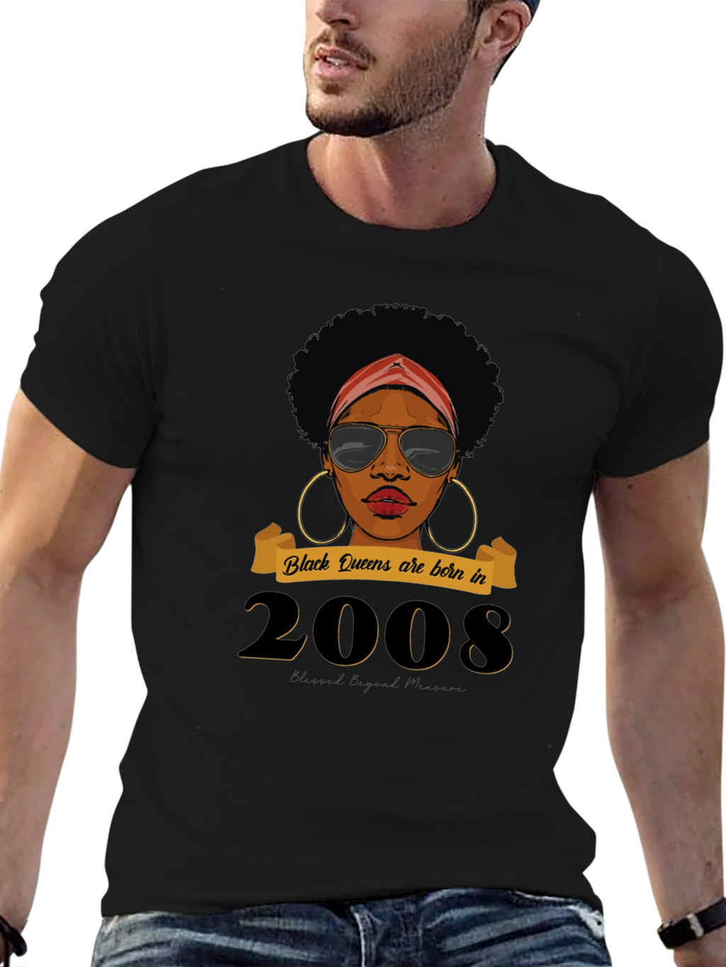 Camiseta Black Queens Nacidas en 2008