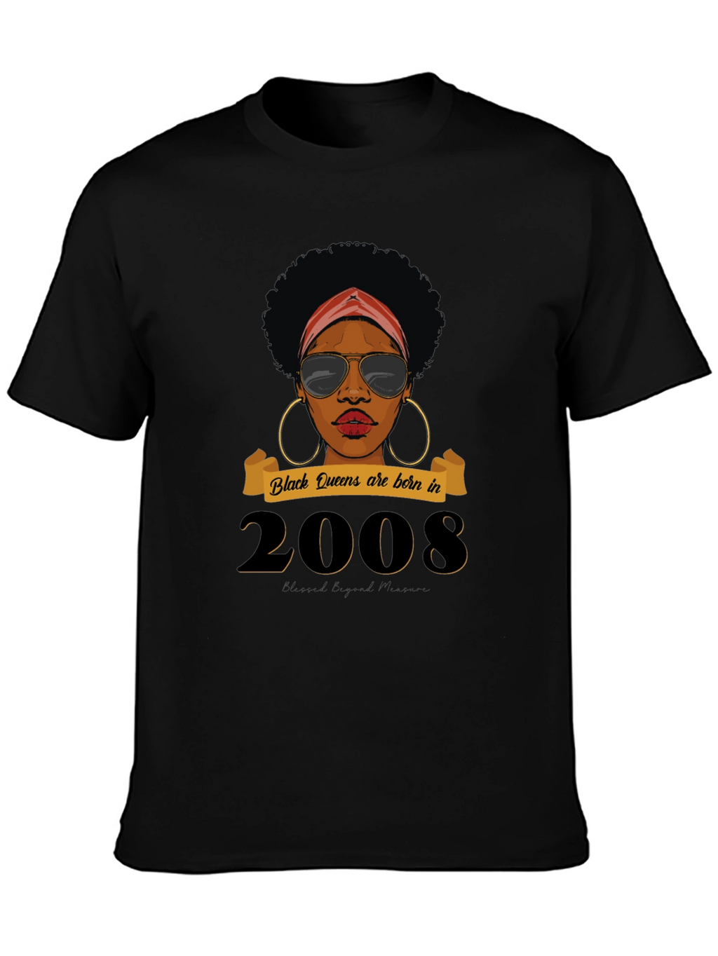 Camiseta Black Queens Nacidas en 2008